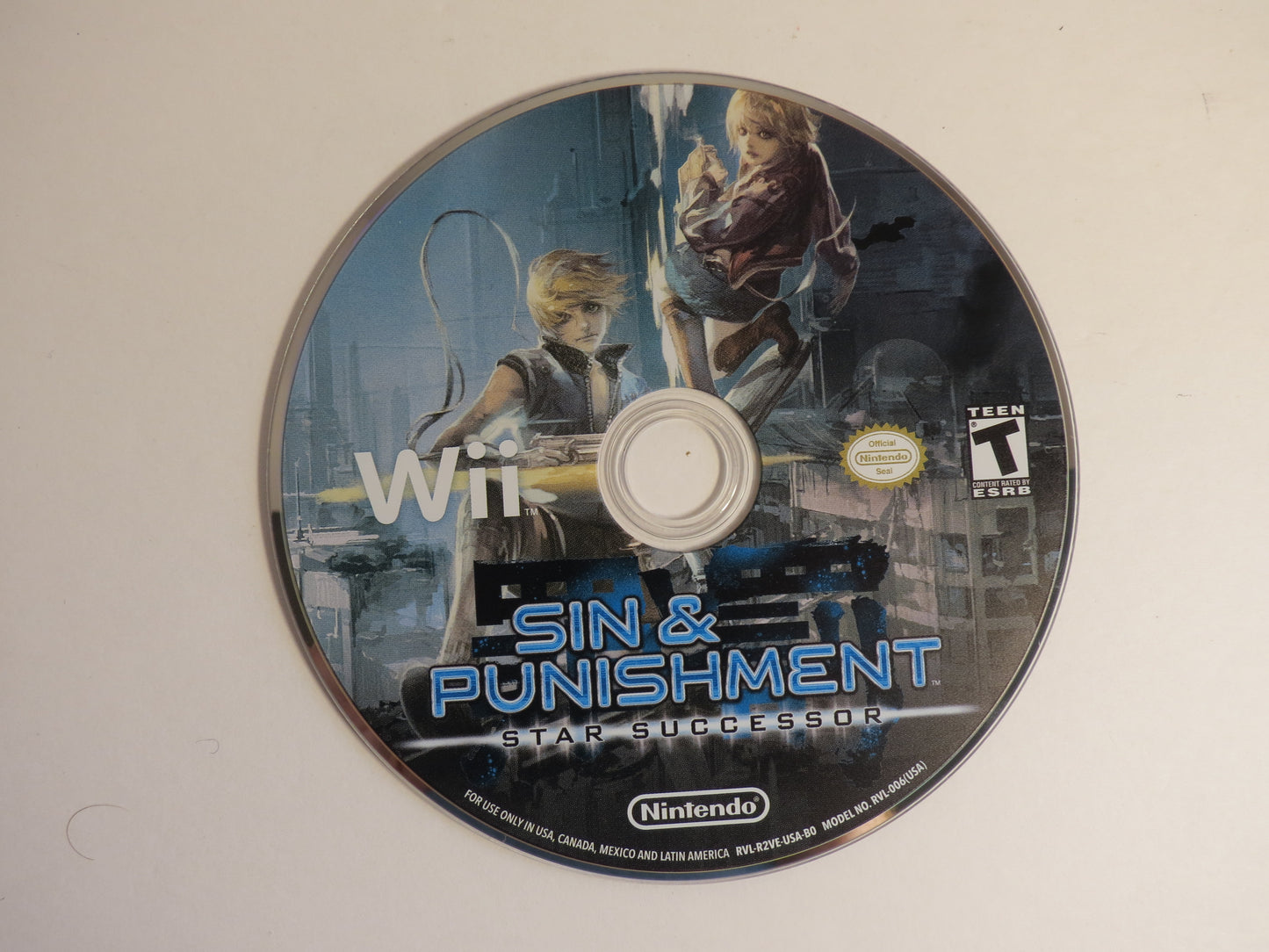 Sin & Punishment Star Successor Nintendo Wii Game CIB