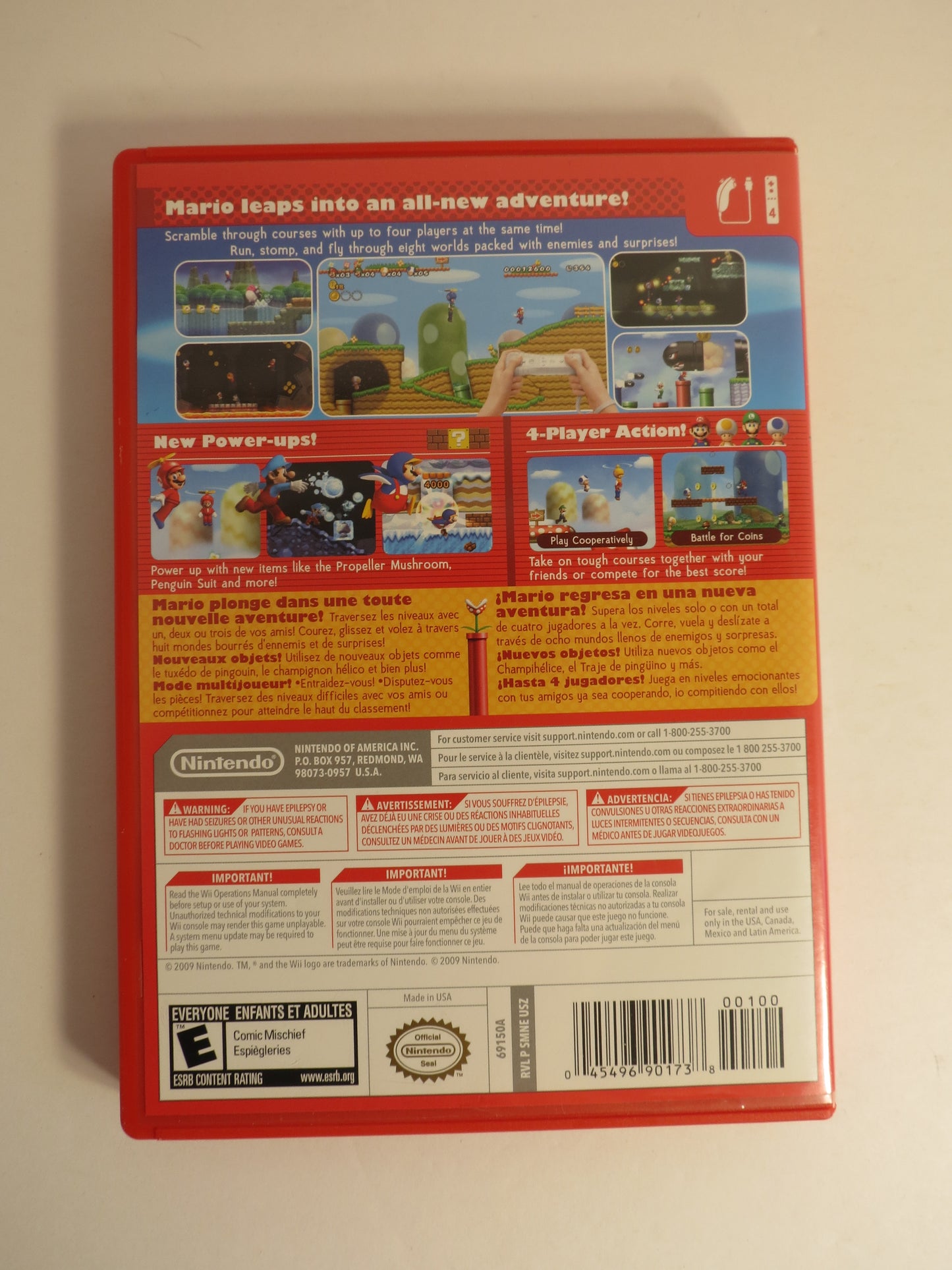 New Super Mario Bros. Wii Nintendo Wii Game CIB
