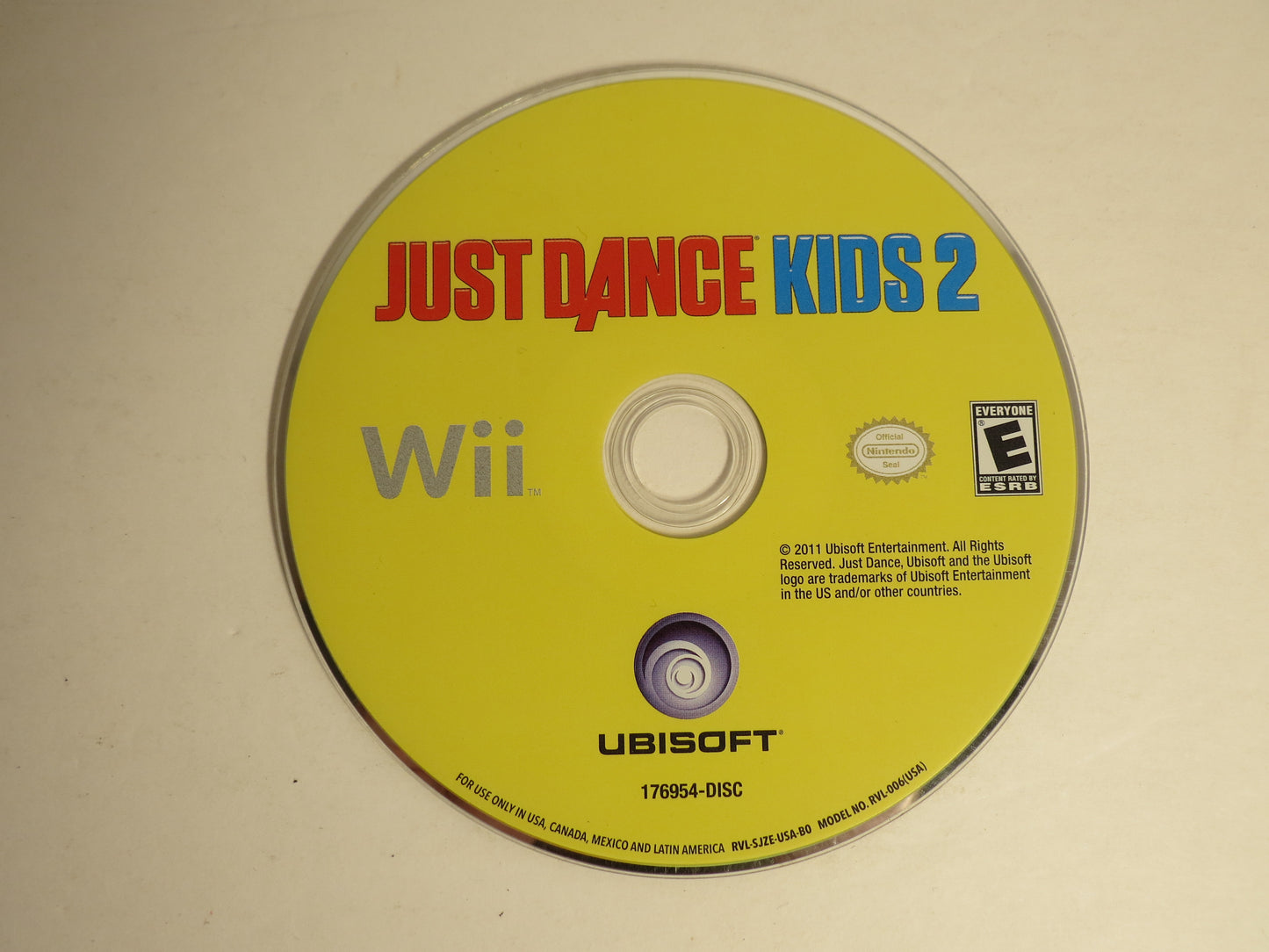 Just Dance Kids 2 Nintendo Wii Game CB