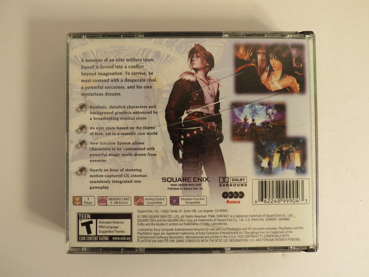 Final Fantasy VIII GH Playstation 1 PS1 Game CIB