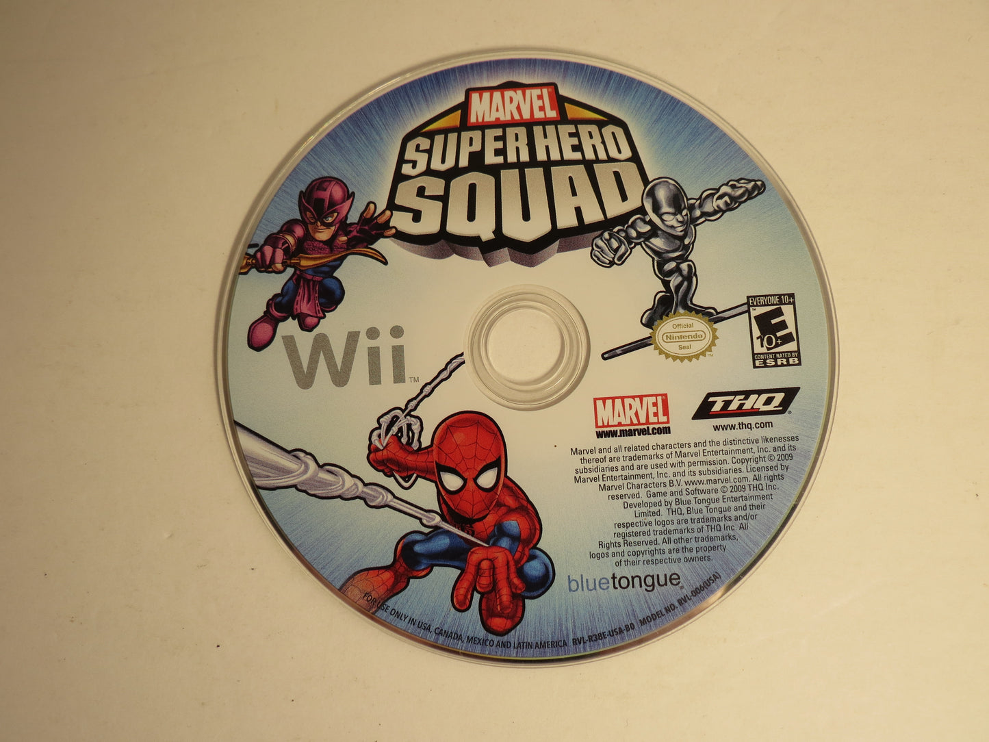 Marvel SuperHero Squad Nintendo Wii Game CB