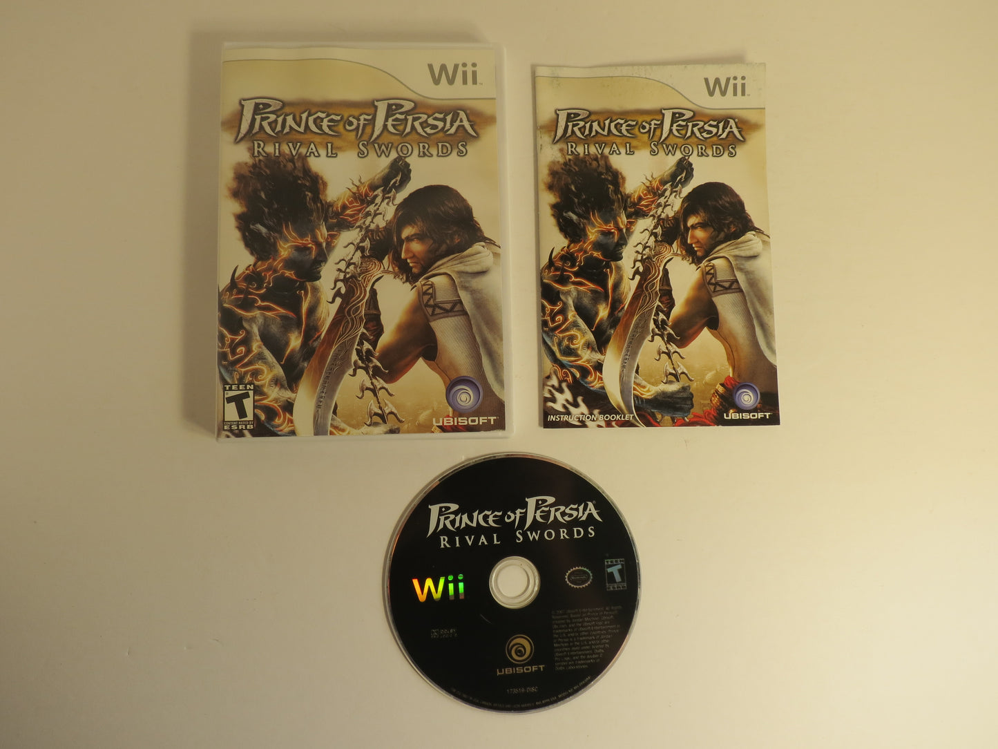 Prince of Persia Rival Swords Nintendo Wii Game CIB