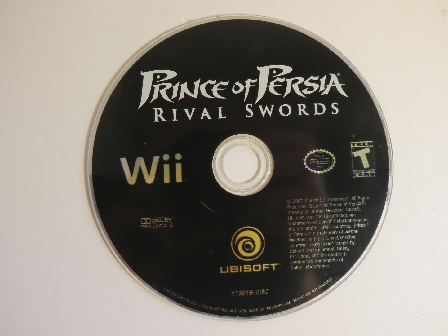 Prince of Persia Rival Swords Nintendo Wii Game CIB