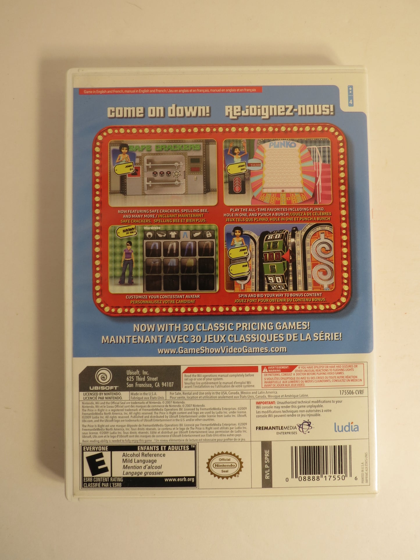 The Price is Right 2010 Edition Nintendo Wii Game CIB
