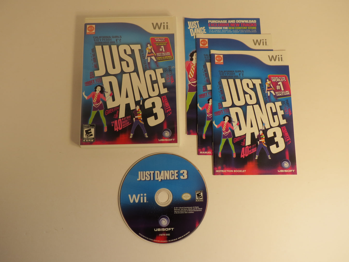 Just Dance 3 Nintendo Wii Game CIB