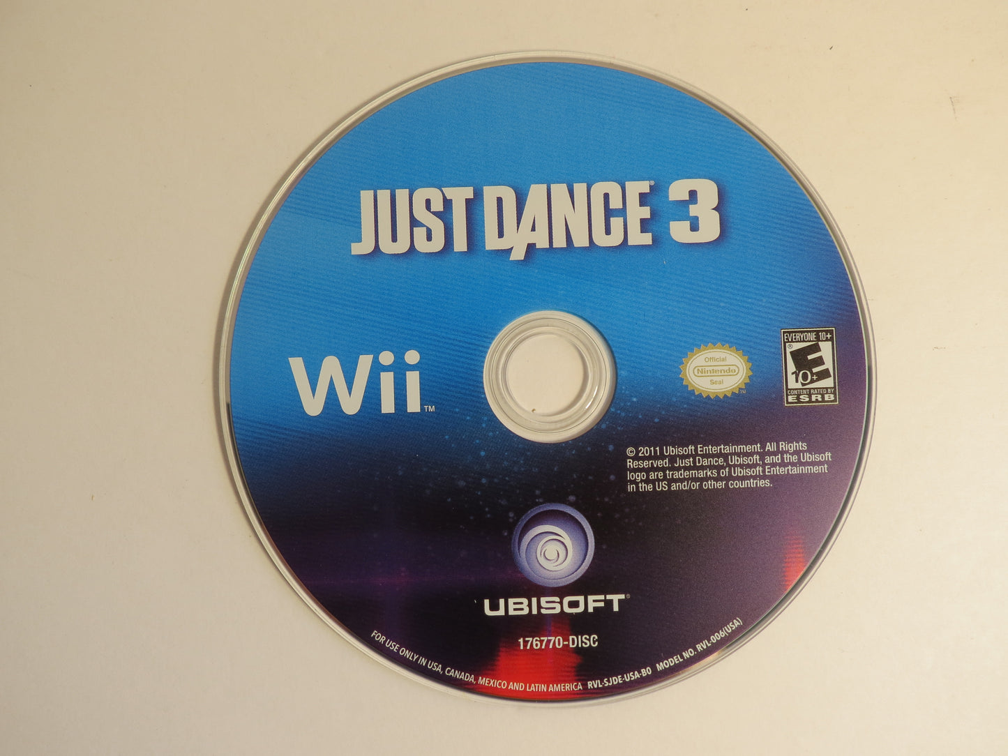 Just Dance 3 Nintendo Wii Game CIB