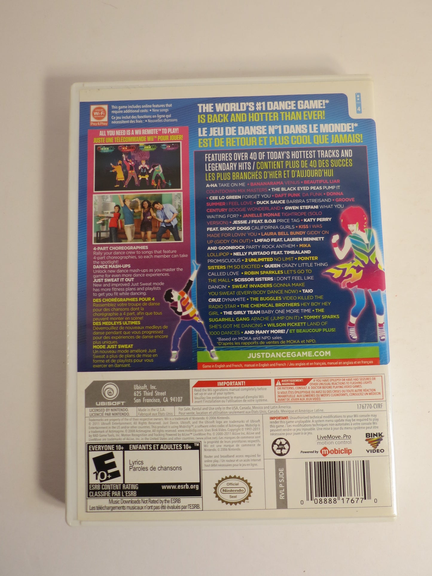 Just Dance 3 Nintendo Wii Game CIB