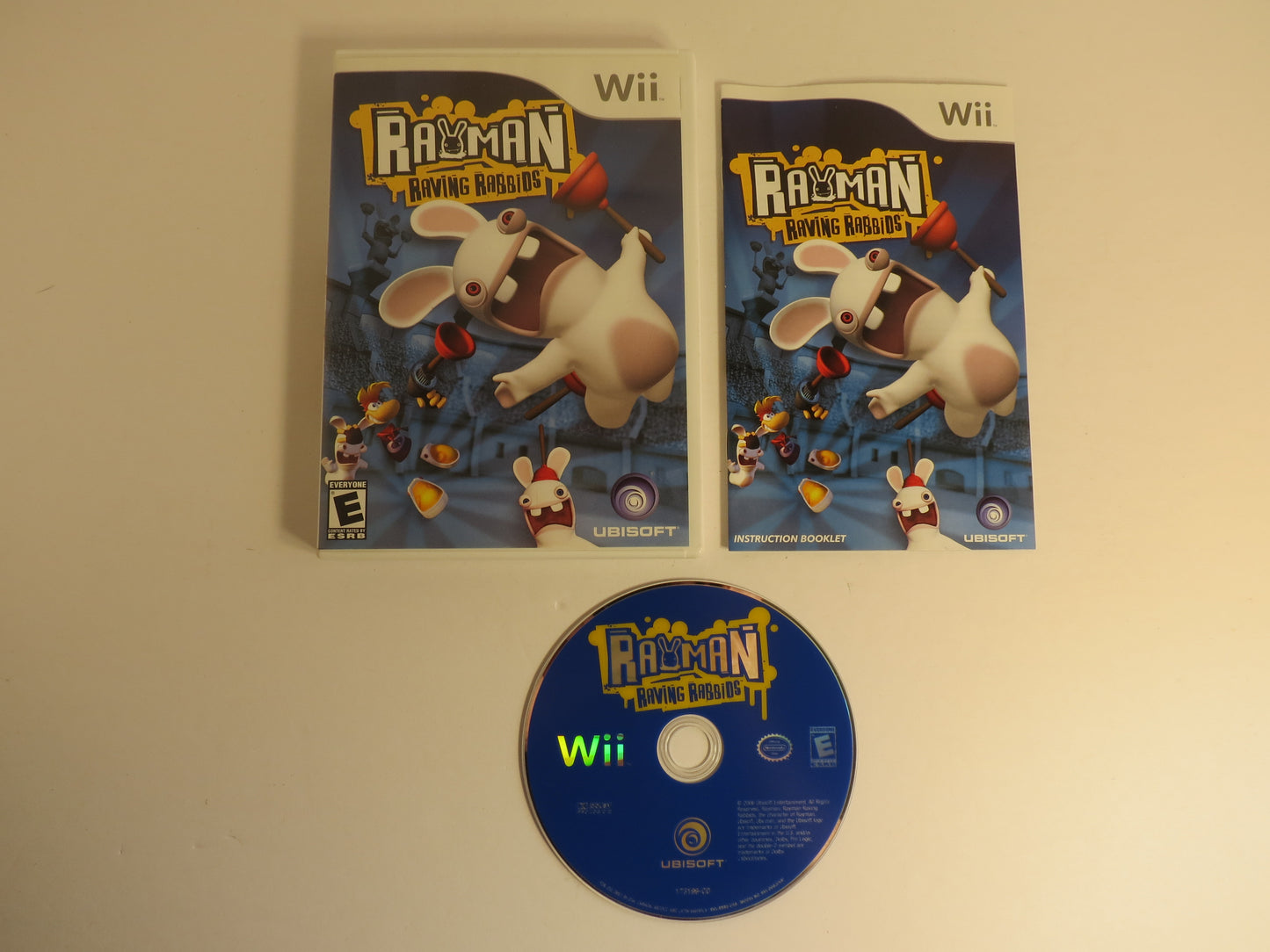 Rayman Raving Rabbids Nintendo Wii Game CIB