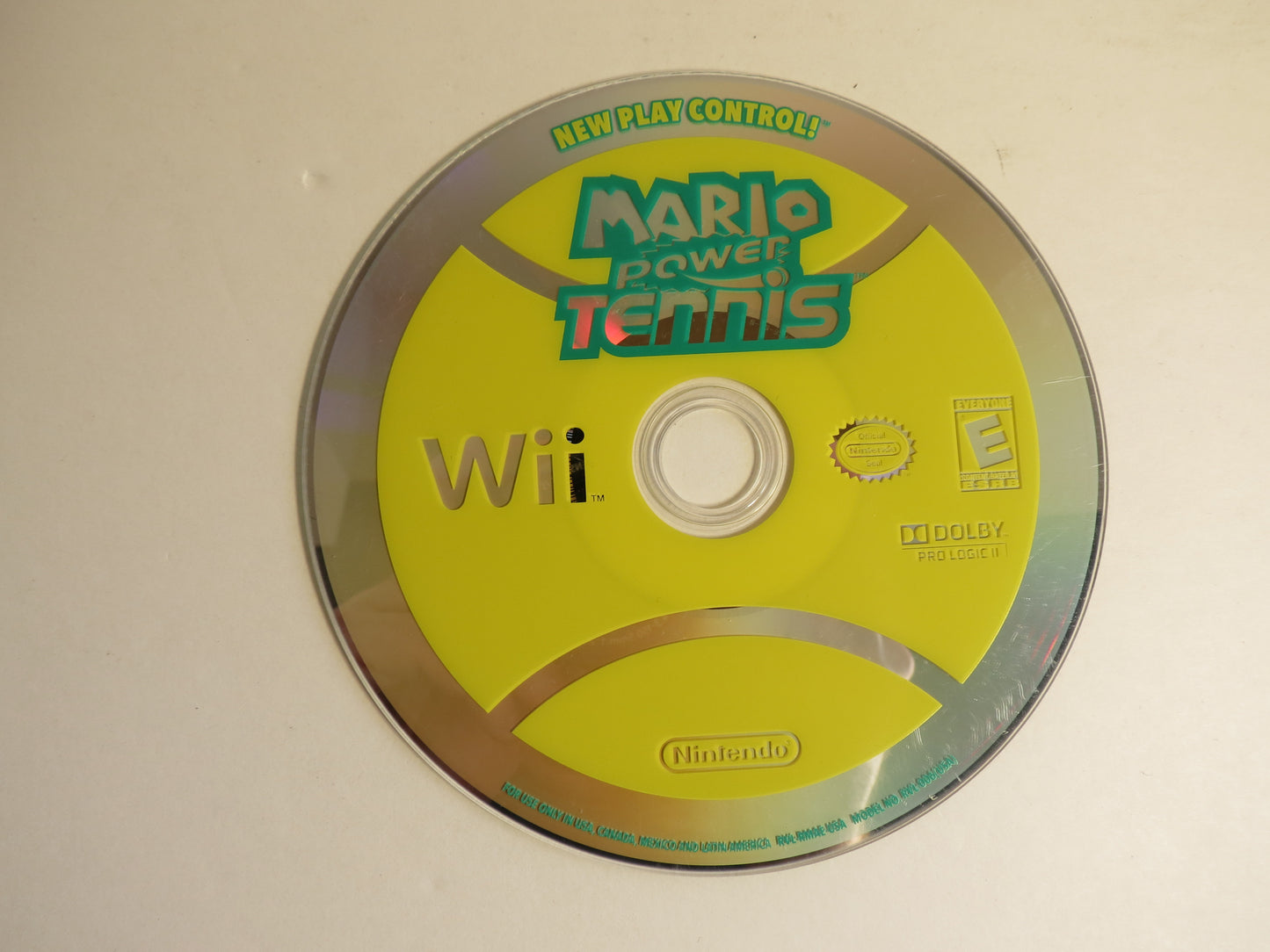 Mario Power Tennis New Play Controls Nintendo Wii Game CIB