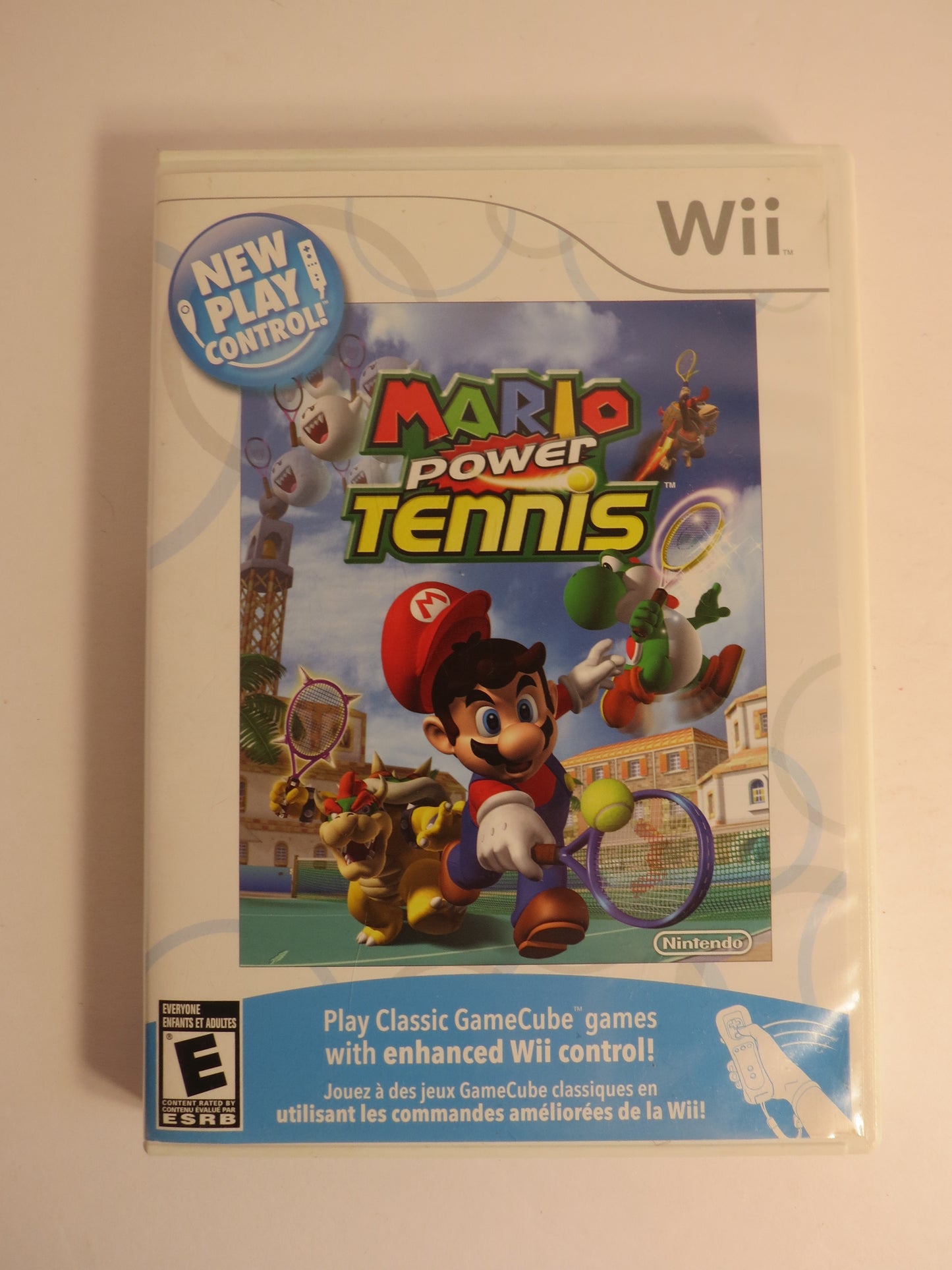 Mario Power Tennis New Play Controls Nintendo Wii Game CIB