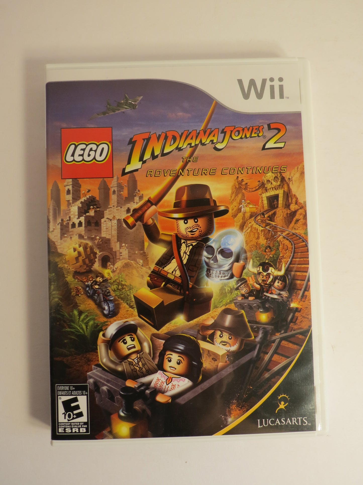 Lego Indiana Jones 2 The Adventure Continues Nintendo Wii Game CIB