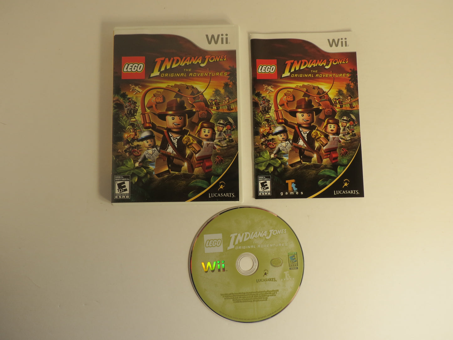Lego Indiana Jones The Original Adventures Nintendo Wii Game CIB