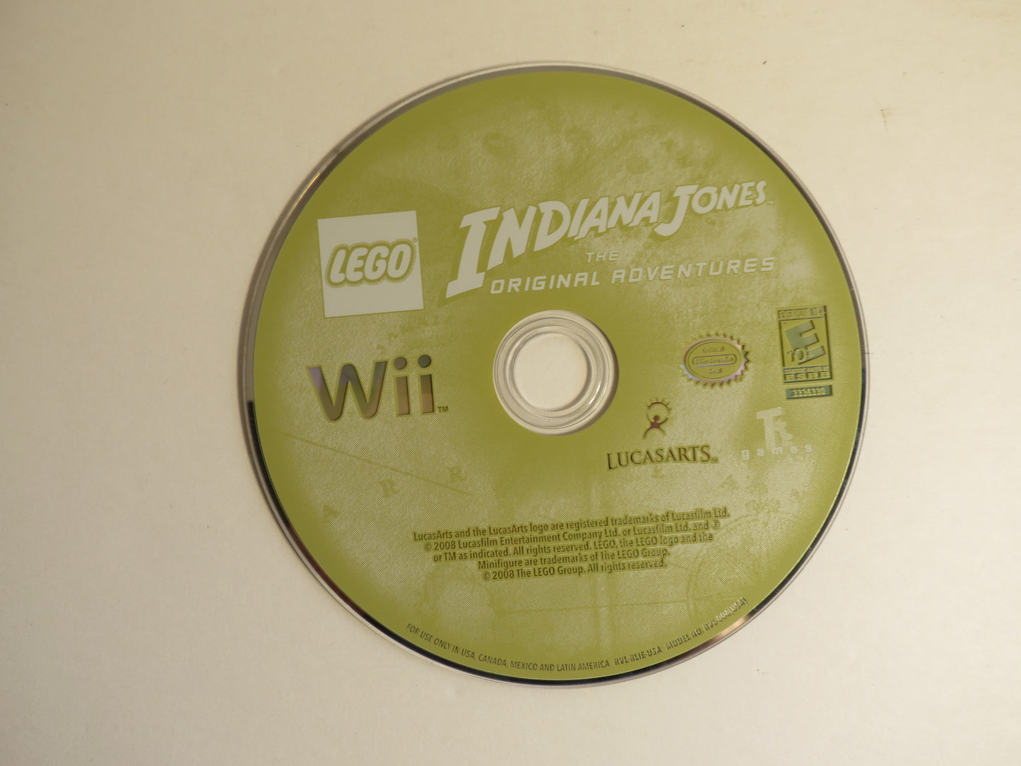Lego Indiana Jones The Original Adventures Nintendo Wii Game CIB
