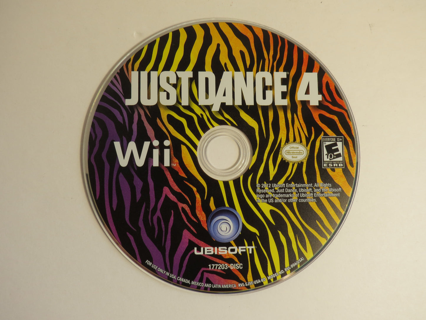 Just Dance 4 Nintendo Wii Game CIB