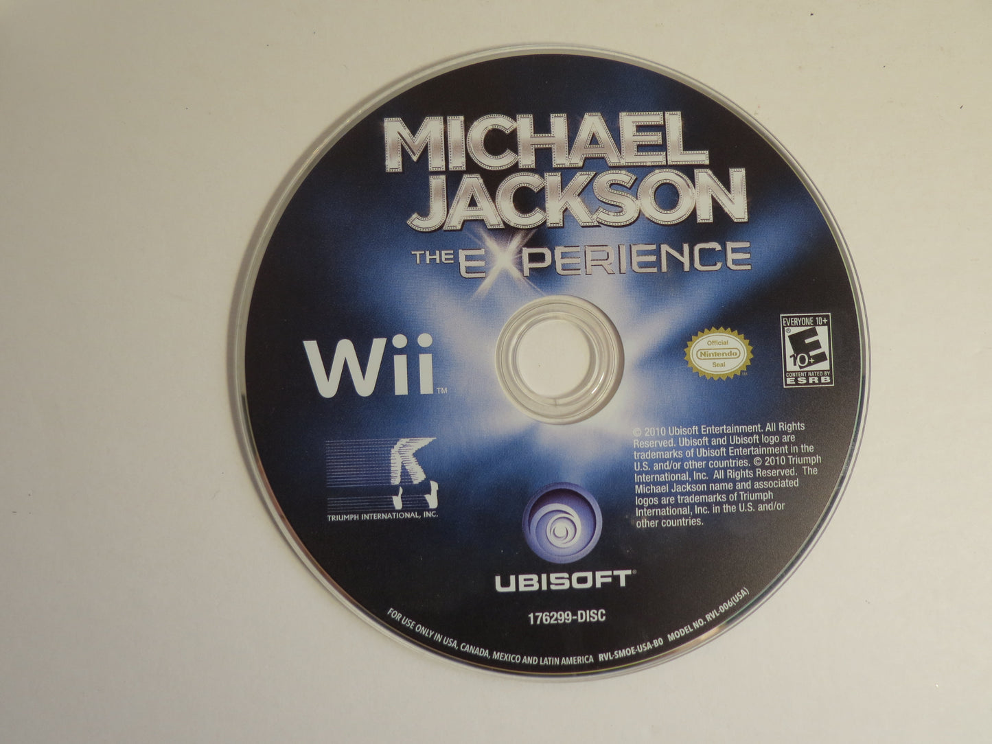Michael Jackson The Experience Nintendo Wii Game CIB