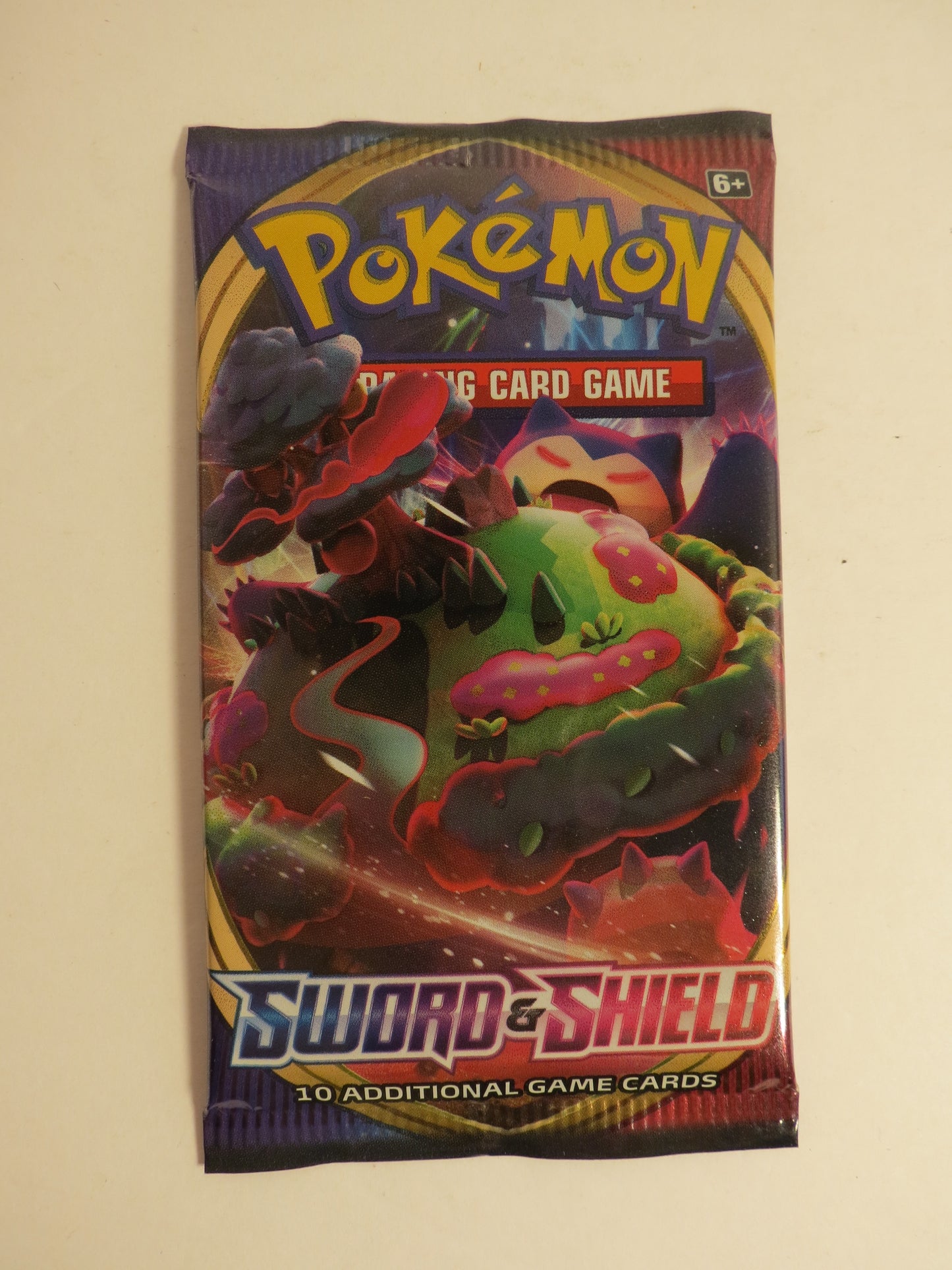 Sword & Shield Base Pokemon Booster Pack Sealed Snorlax Artwork