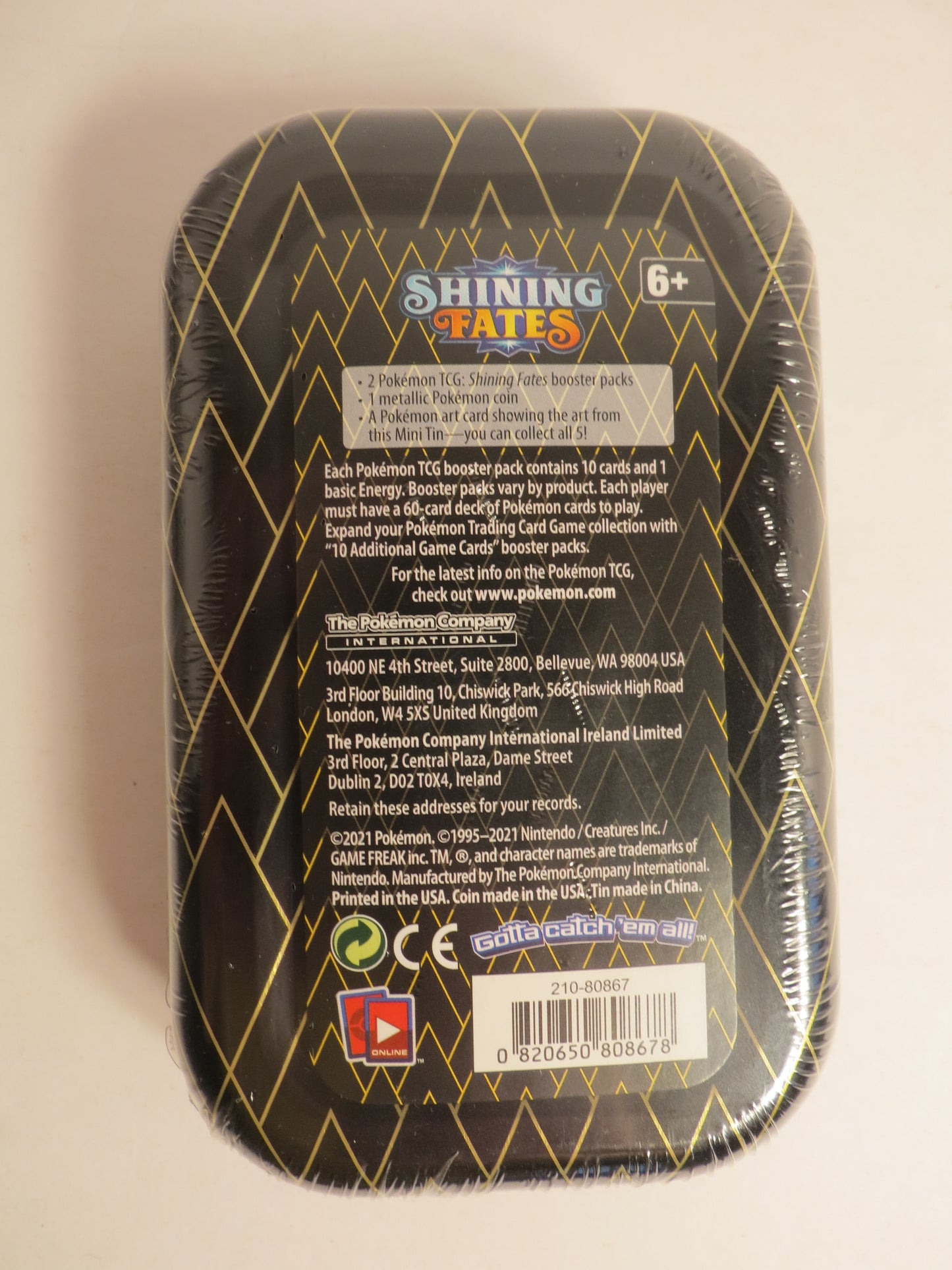 Shining Fates Pokemon Mini Tin Sealed