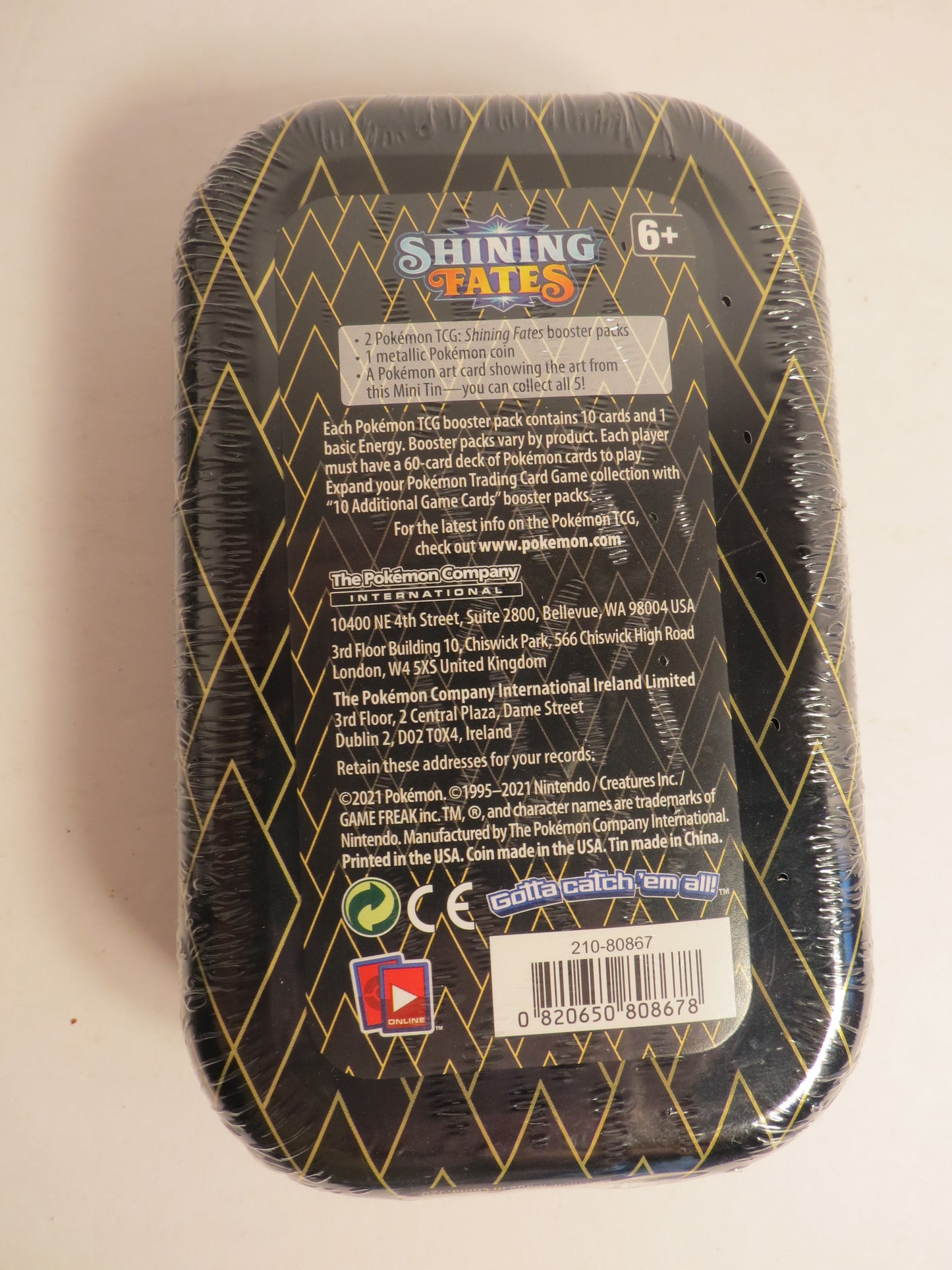 Shining Fates Pokemon Mini Tin Sealed