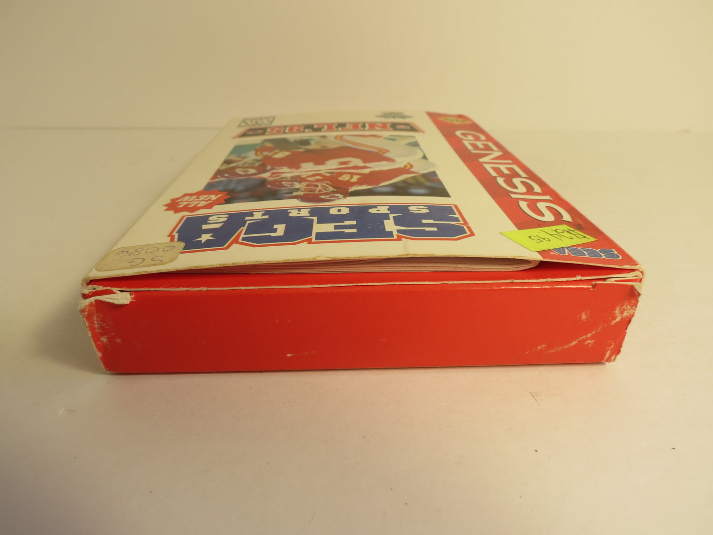 NFL '95 Cardboard Sega Genesis Game CIB