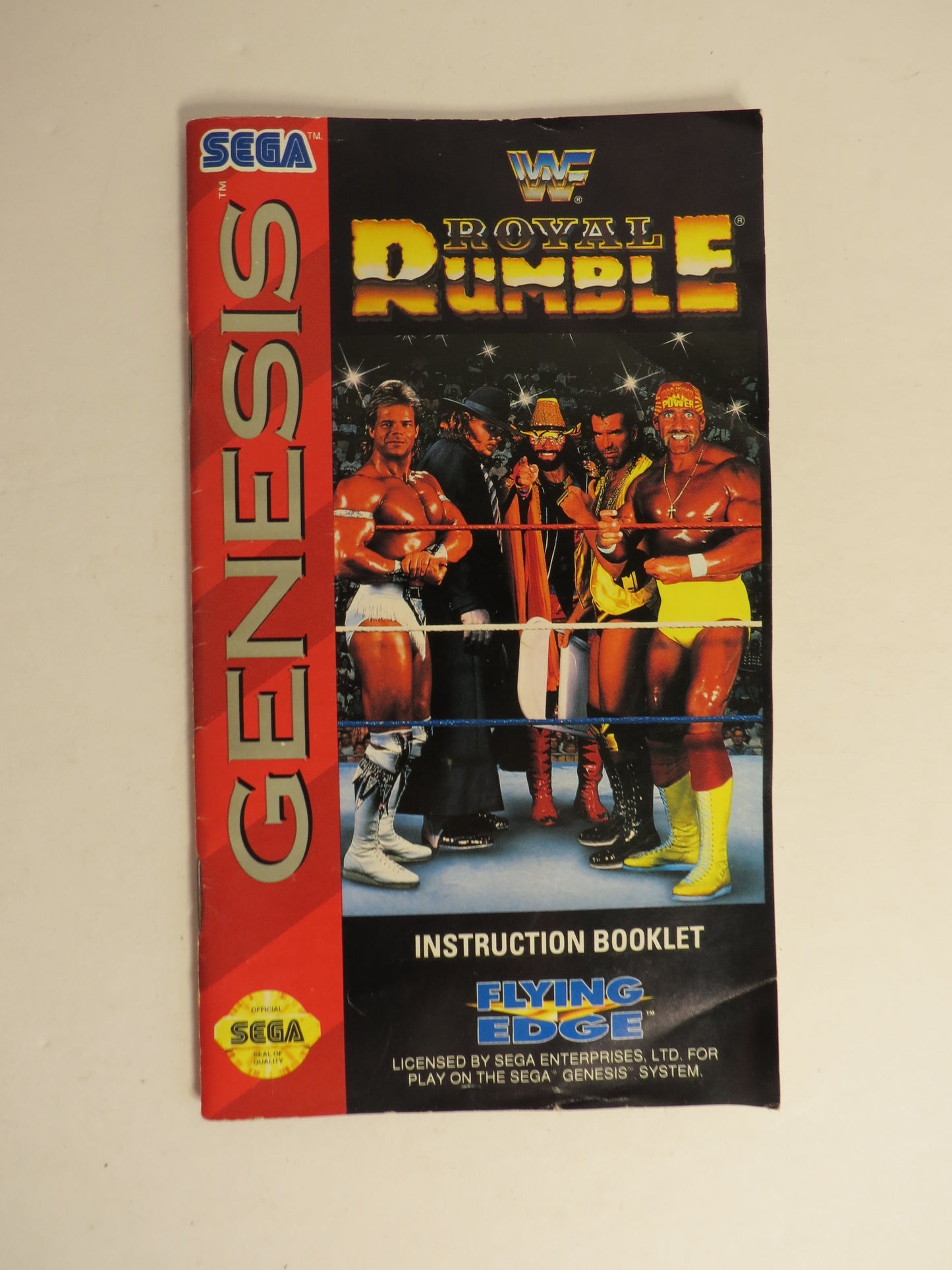 WWF Royal Rumble Sega Genesis Game CIB