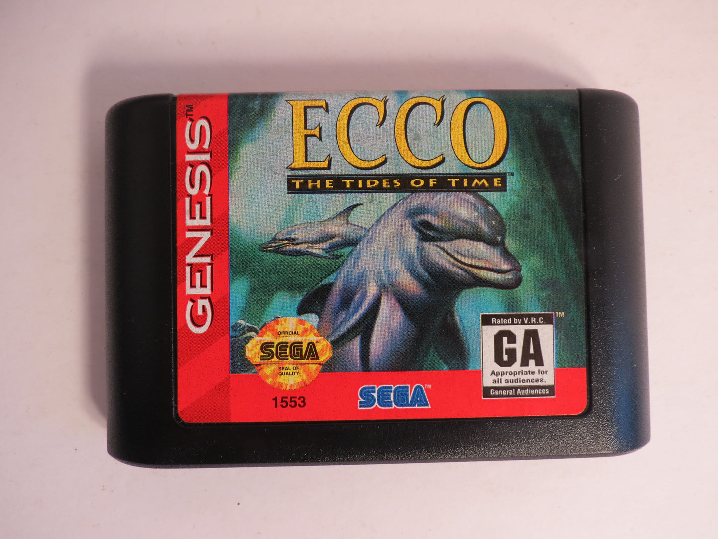 Ecco the Tides of Time Sega Genesis Game CIB