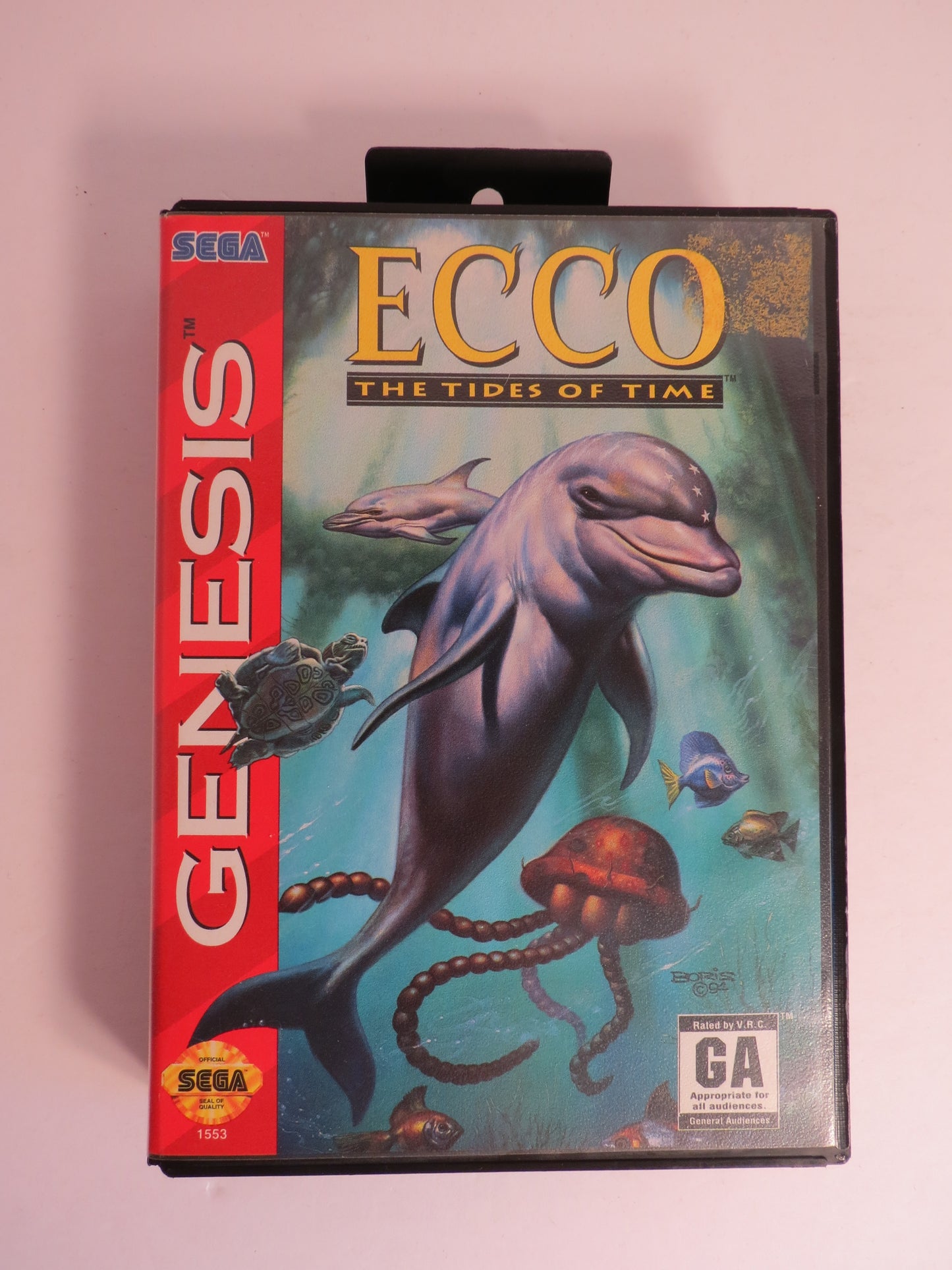 Ecco the Tides of Time Sega Genesis Game CIB