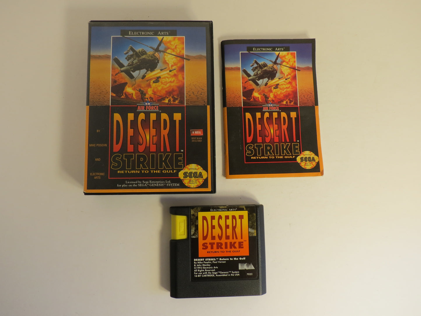 Desert Strike Return to the Gulf Sega Genesis Game CIB