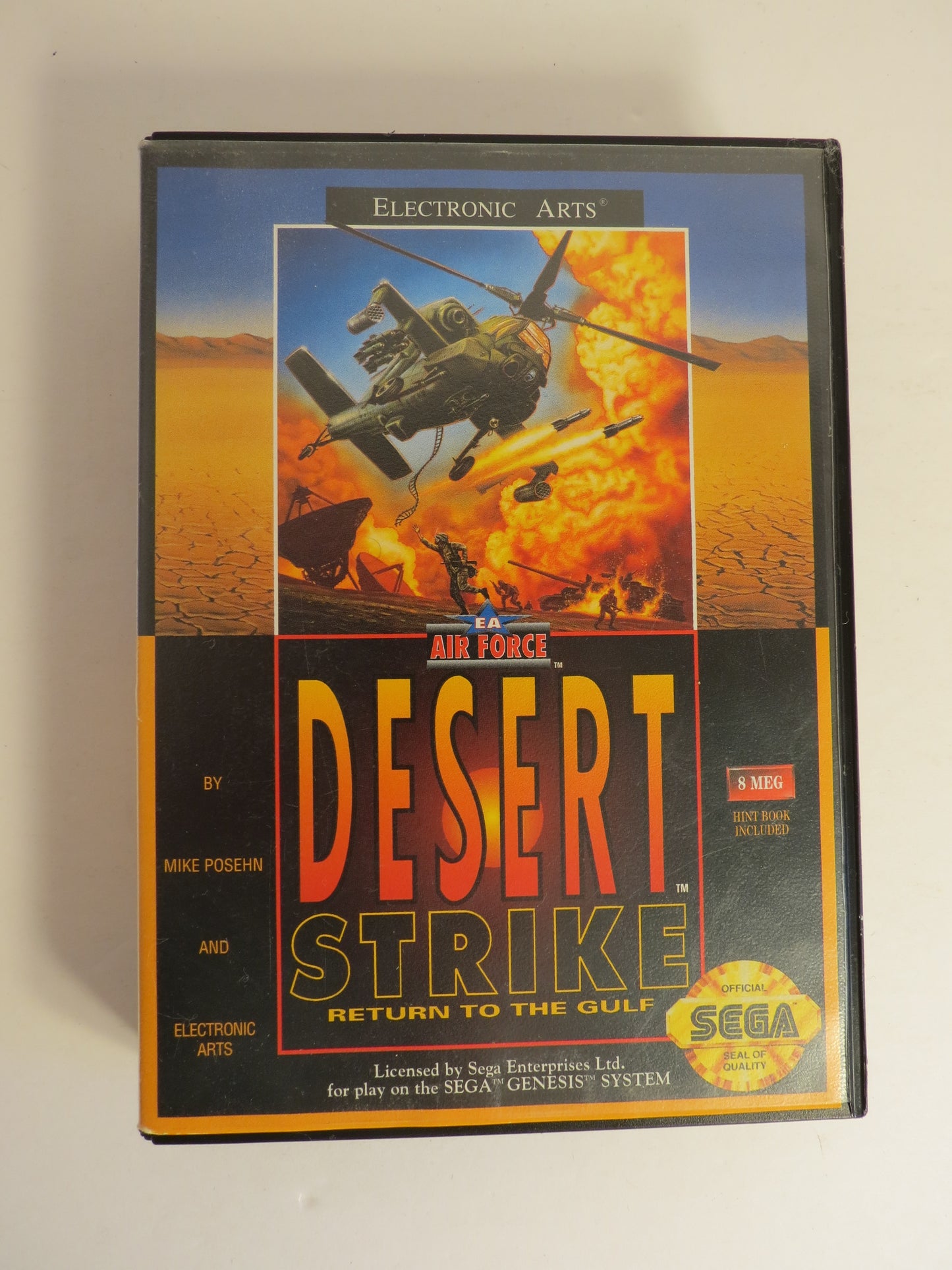 Desert Strike Return to the Gulf Sega Genesis Game CIB