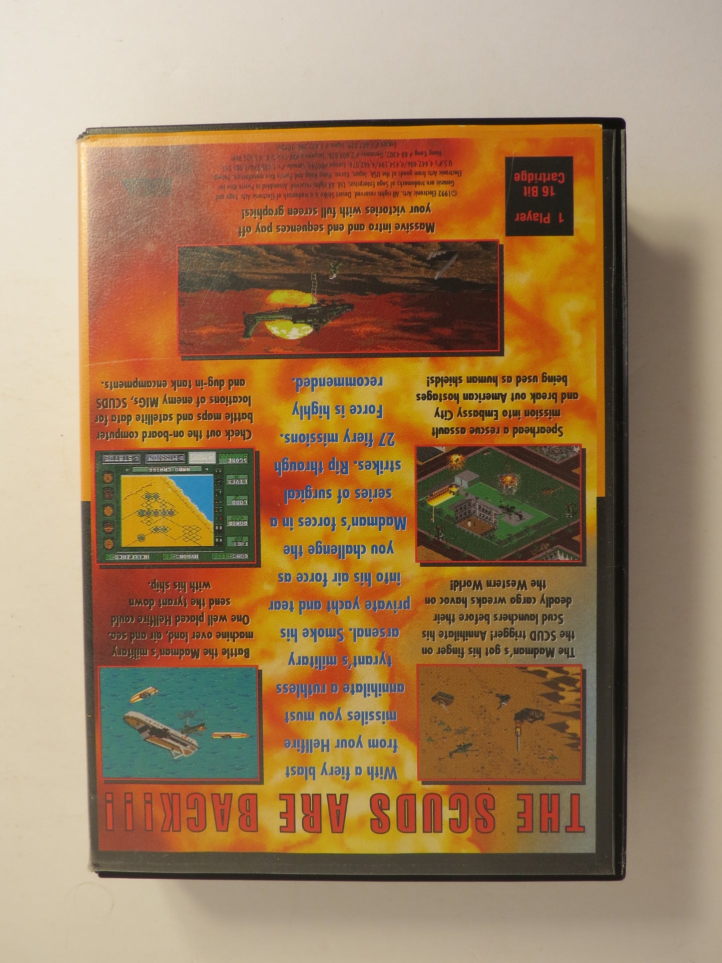 Desert Strike Return to the Gulf Sega Genesis Game CIB