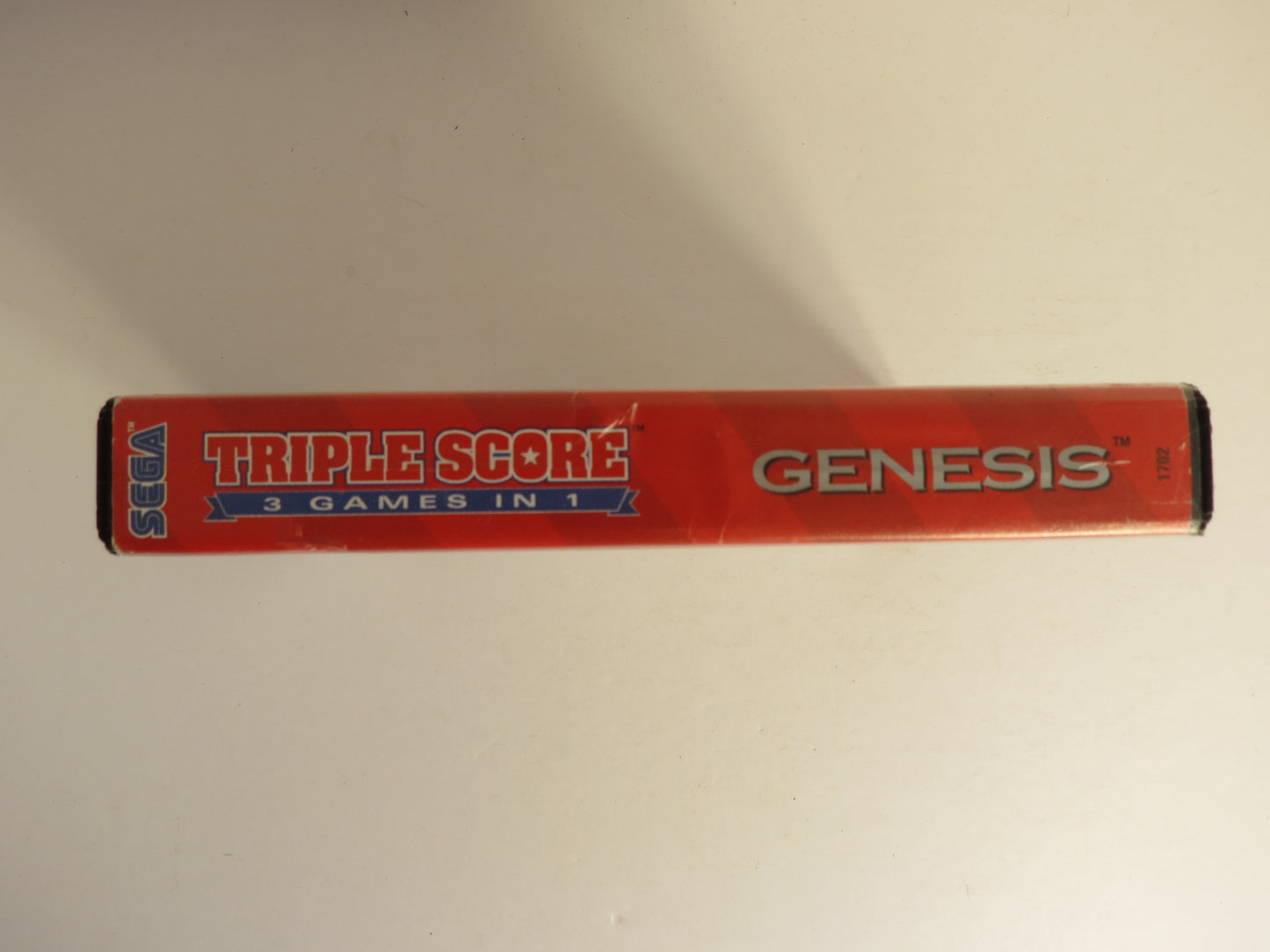 Triple Score 3 Games in 1 Sega Genesis Game CIB