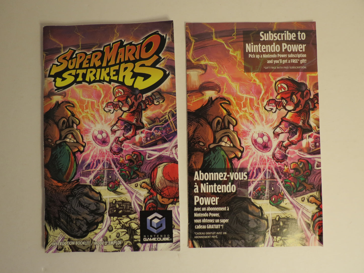 Super Mario Strikers Nintendo Gamecube Game NFR Not For Resale CIB