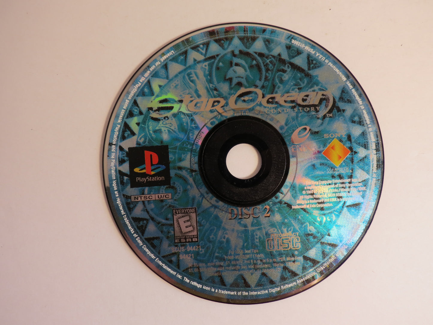 Star Ocean: The Second Story Playstation 1 PS1 Game CB
