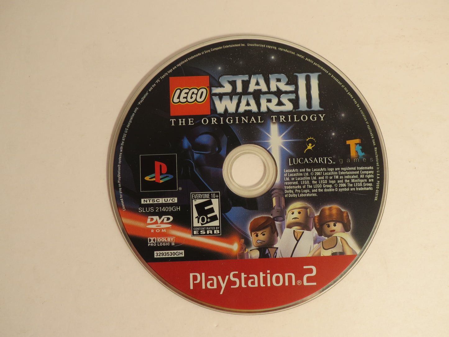 Lego Star Wars II the Original Trilogy GH Playstation 2 PS2 Game CB