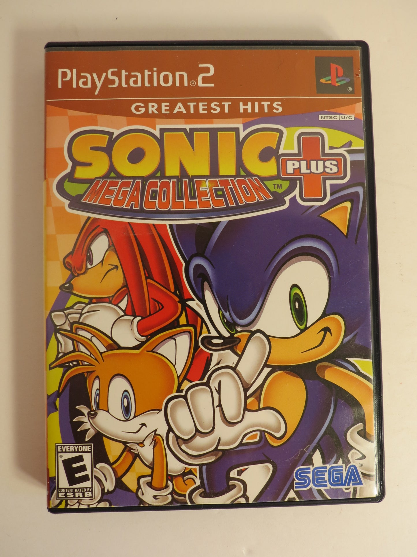 Sonic Mega Collection Plus Greatest Hits Playstation 2 PS2 Game CB