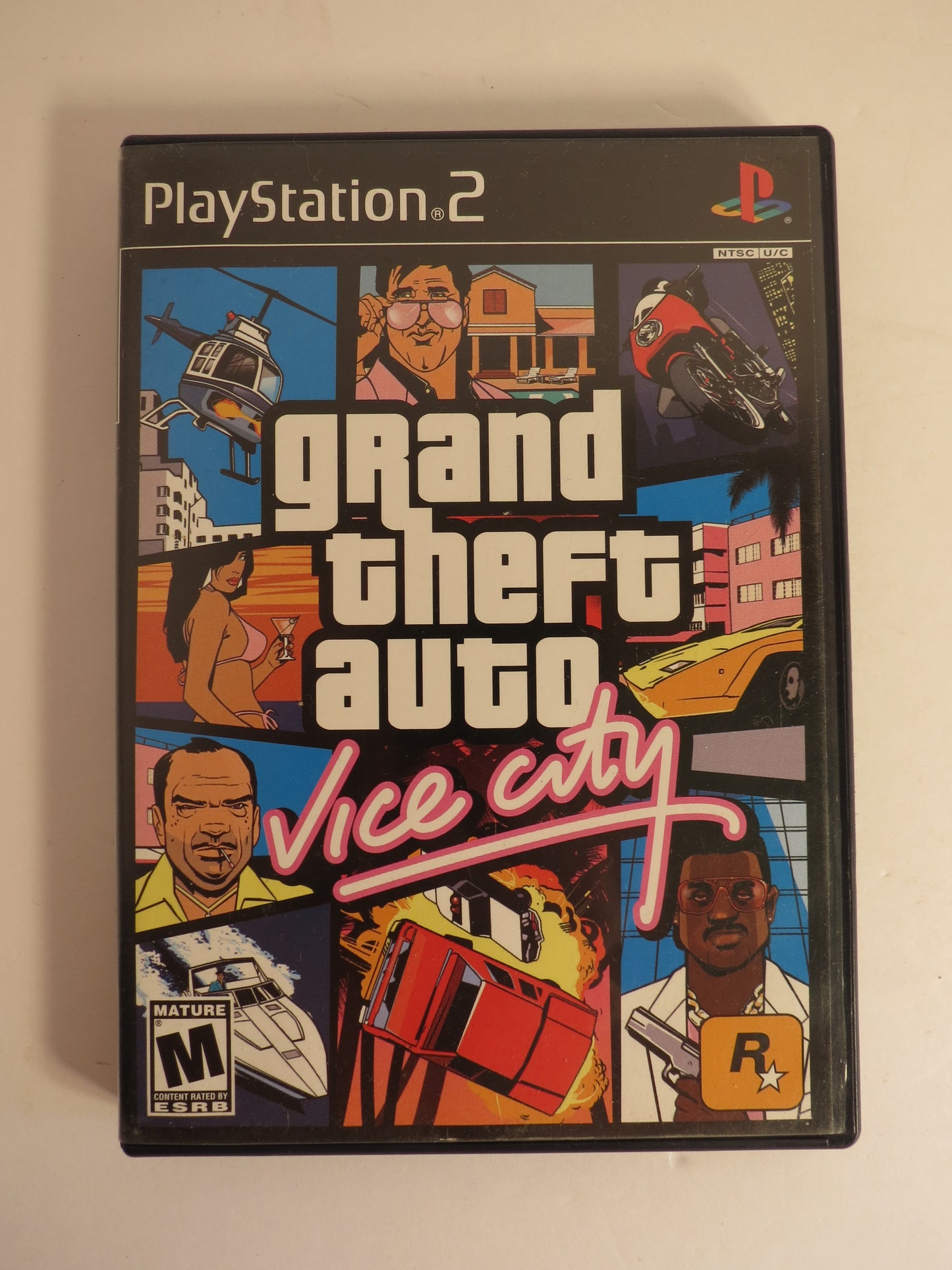 Grand Theft Auto Vice City 1st Print Playstation 2 PS2 Game CIB