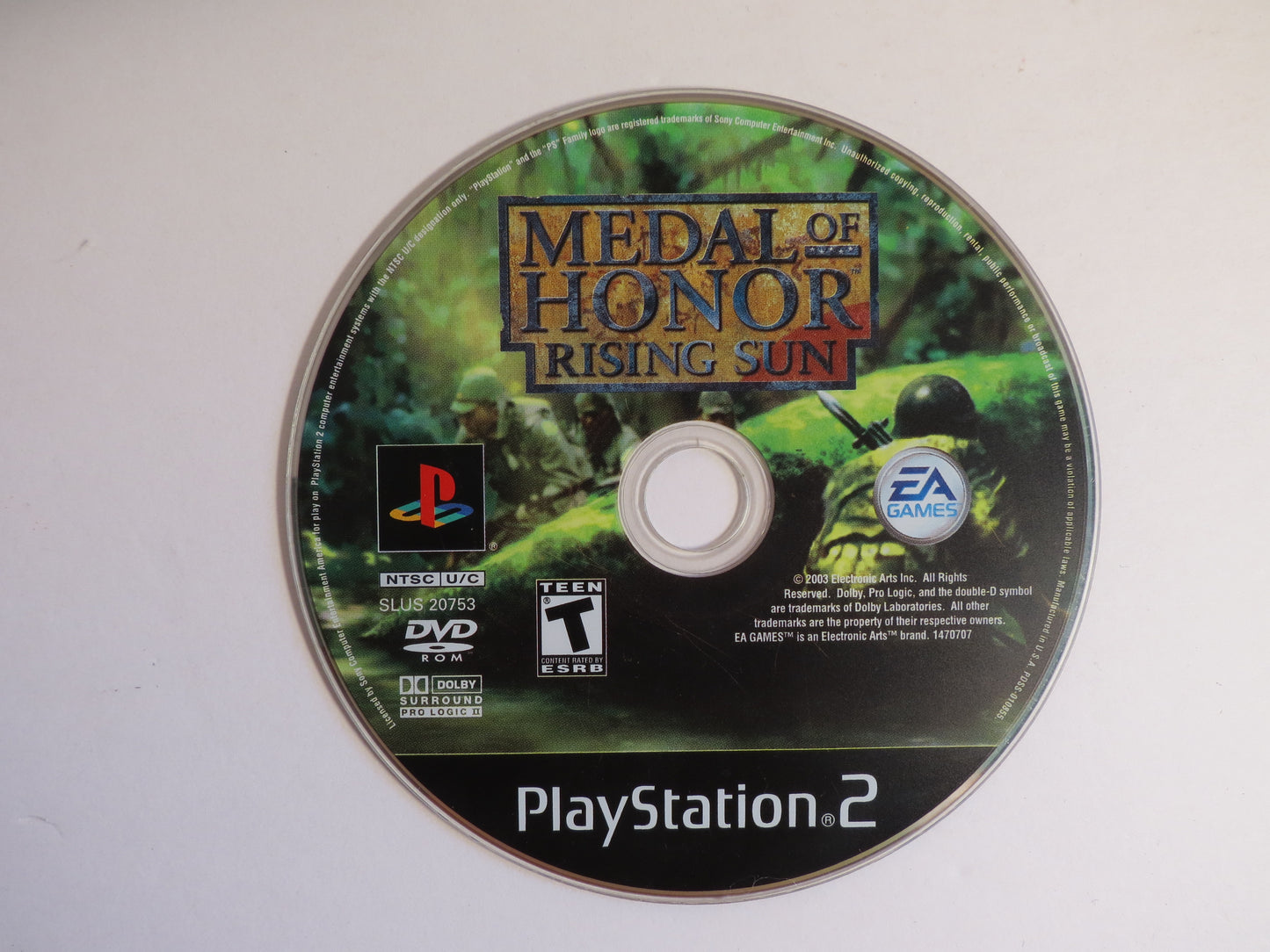 Medal of Honor Rising Sun Playstation 2 PS2 Game CIB