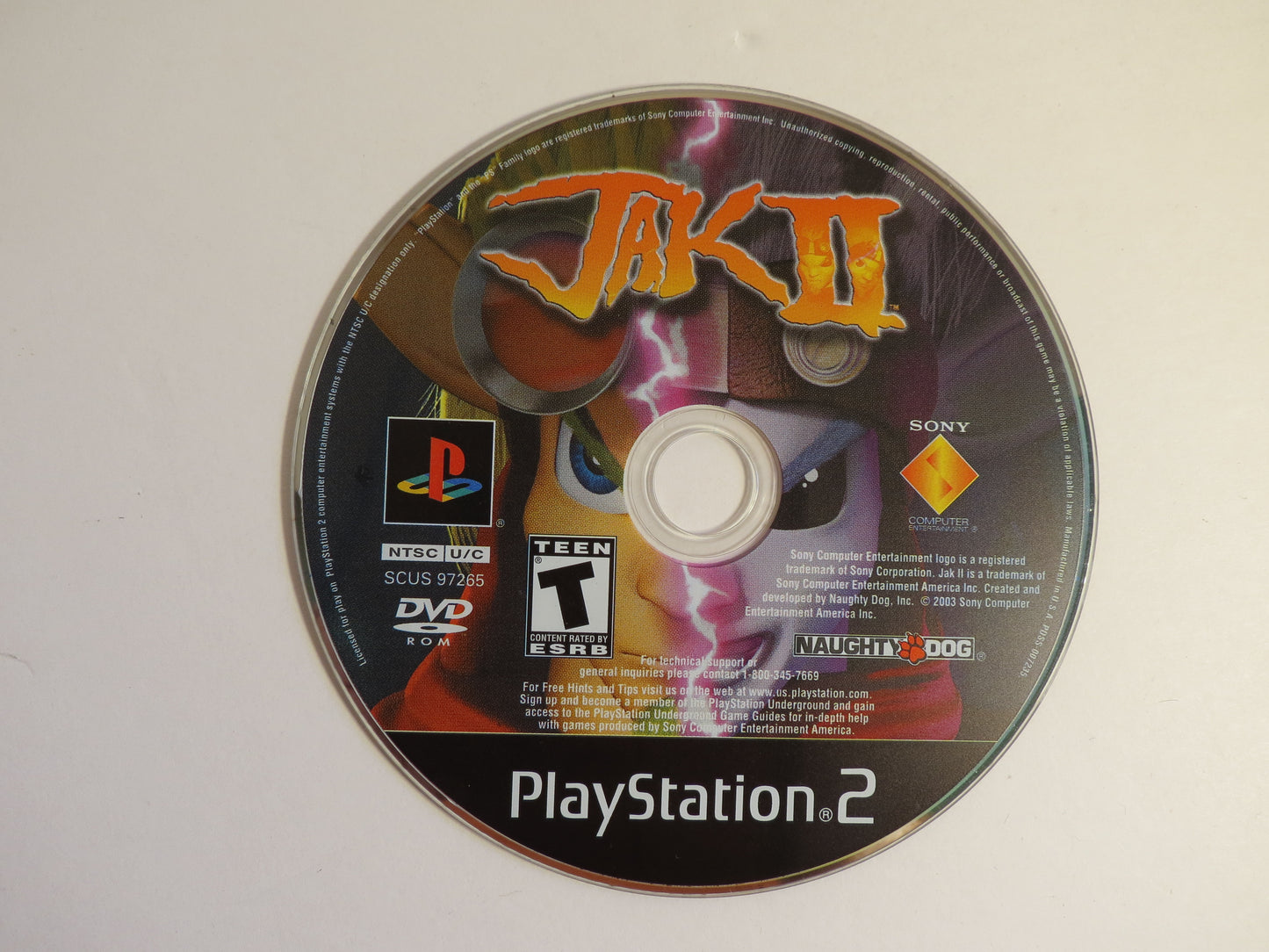 Jak II Playstation 2 PS2 Game CIB