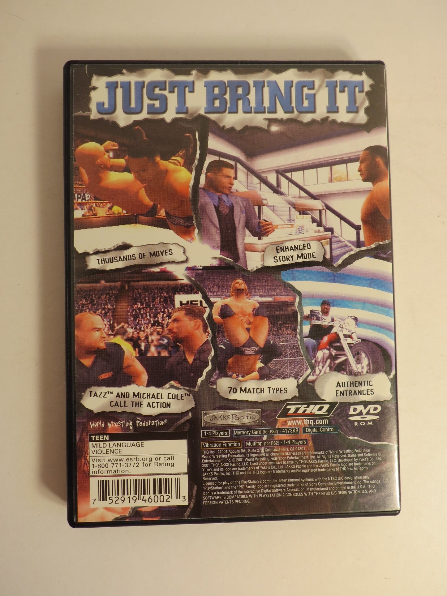 WWE Smack Down! Just Bring It Playstation 2 PS2 Game CIB