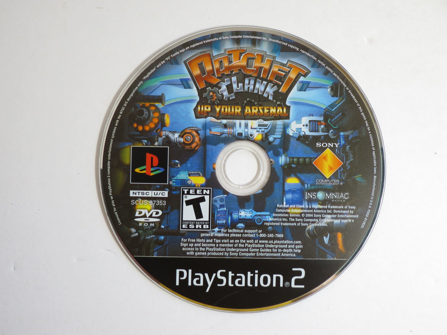 Ratchet & Clank: Up Your Arsenal Playstation 2 PS2 Game CIB