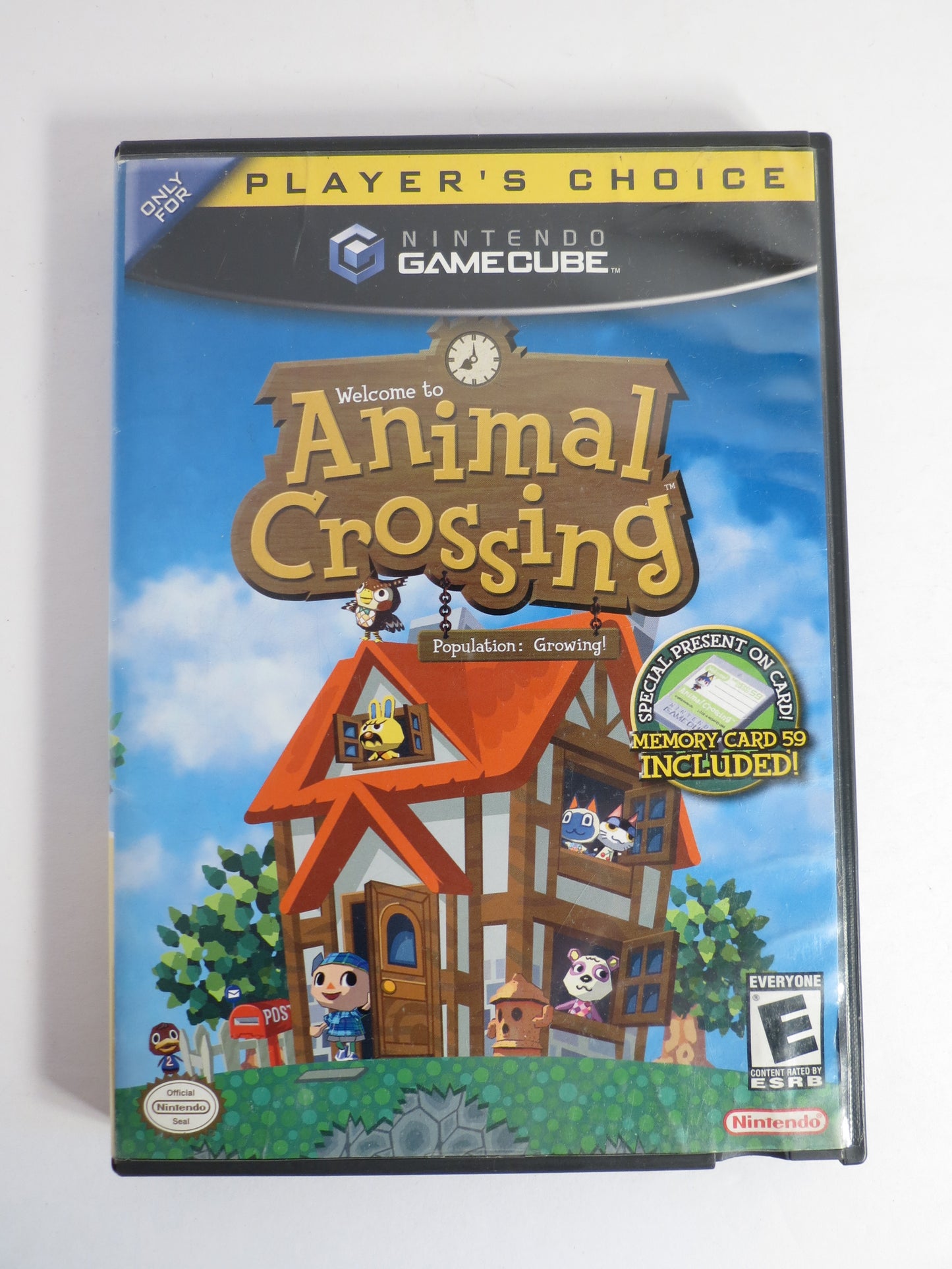 Animal Crossing Player's Choice Nintendo Gamecube Game CB