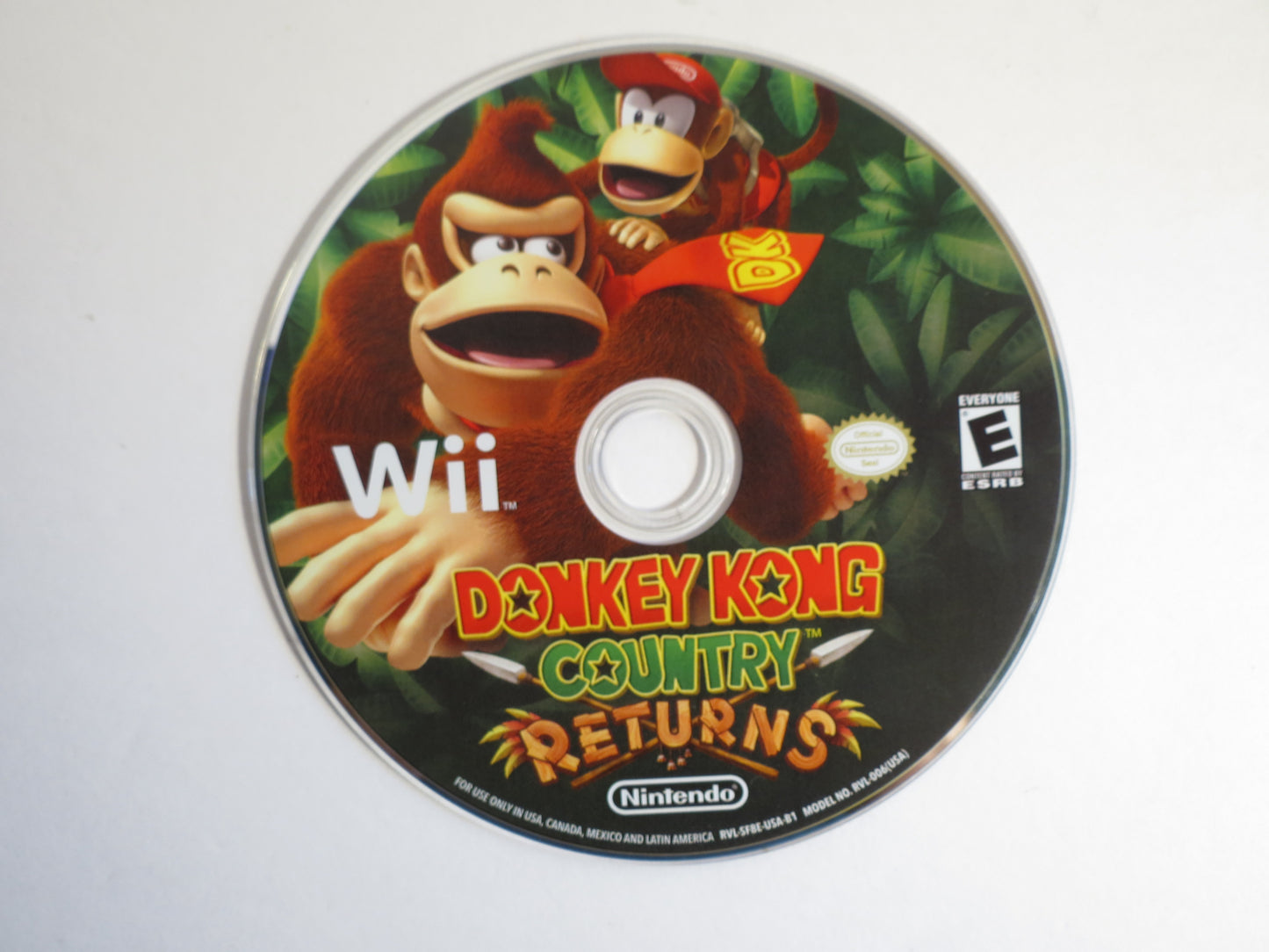 Donkey Kong Country Returns Nintendo Wii Game CIB