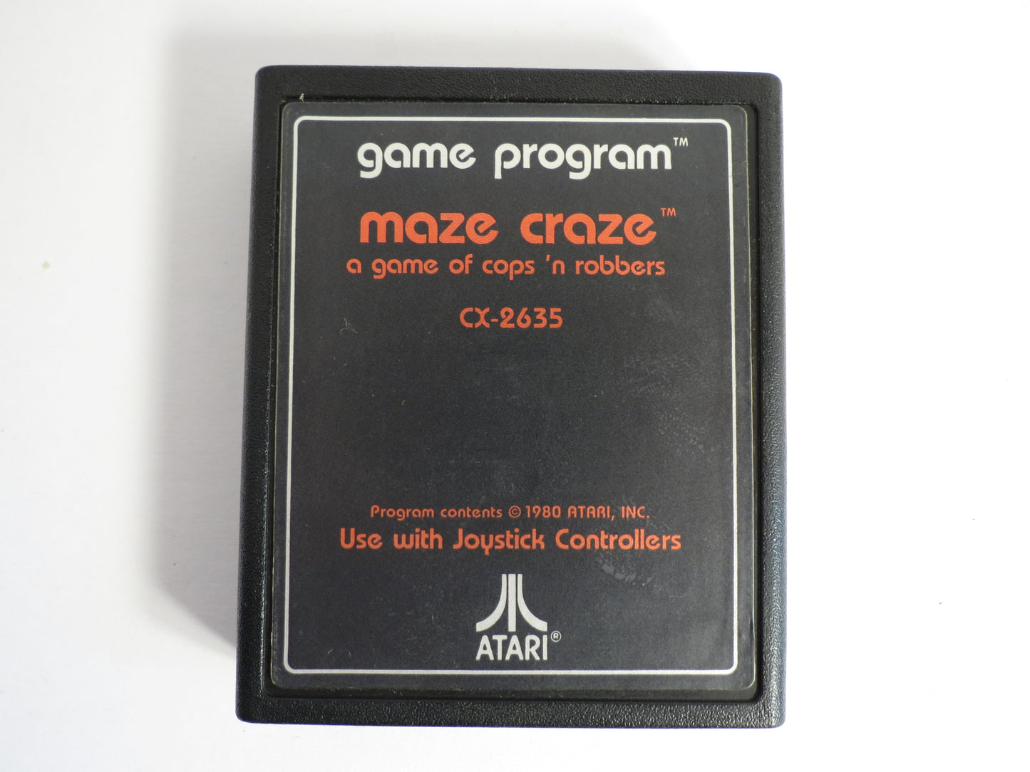 Maze Craze Text Label Atari 2600 Game