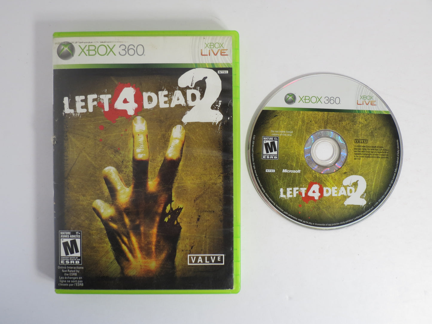 Left 4 Dead 2 Xbox 360 Game CB