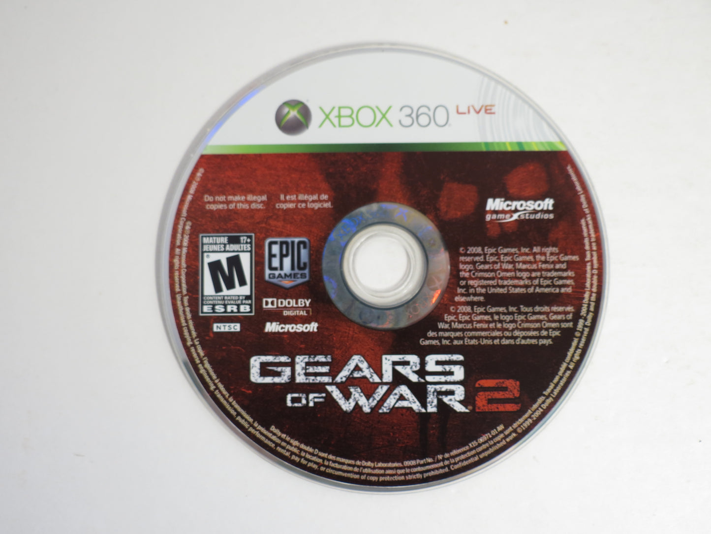 Gears of War 2 Xbox 360 Game CIB