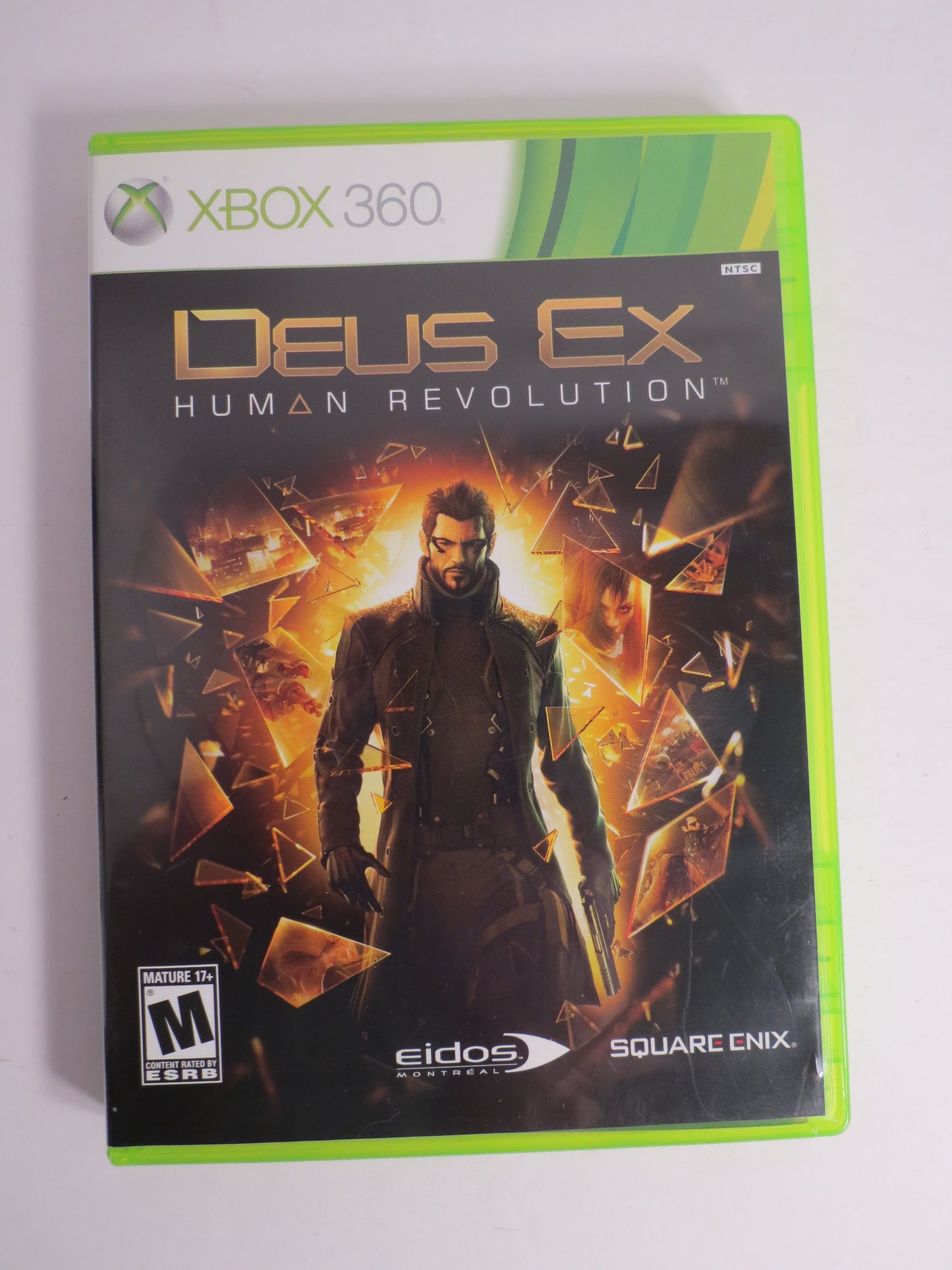 Deus Ex Human Revolution Sleeve Xbox 360 Game CIB