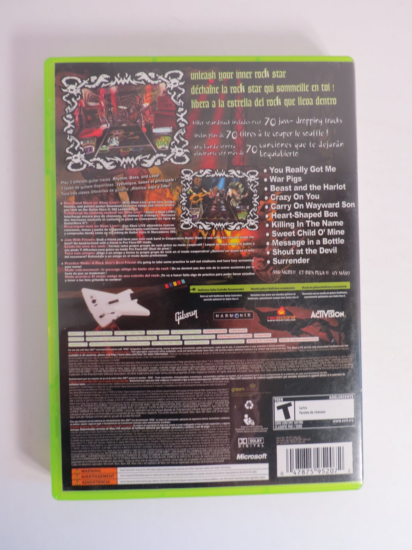 Guitar Hero II Xbox 360 Game CIB