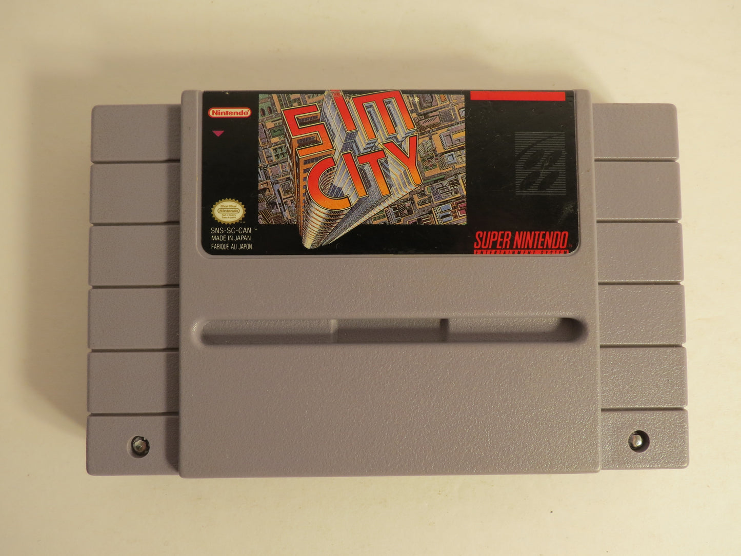 Sim City Super Nintendo SNES Game