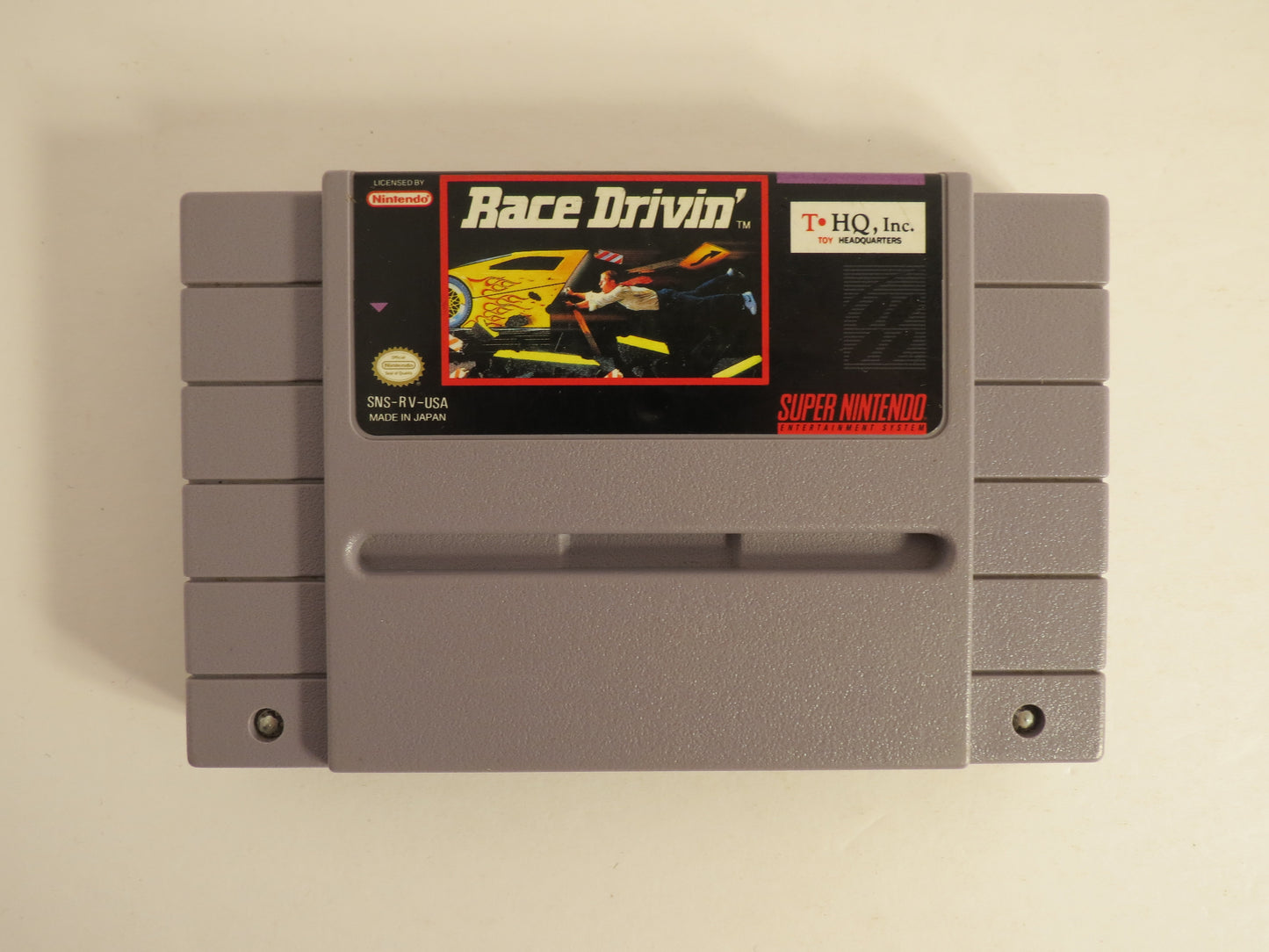 Race Drivin' Super Nintendo SNES Game