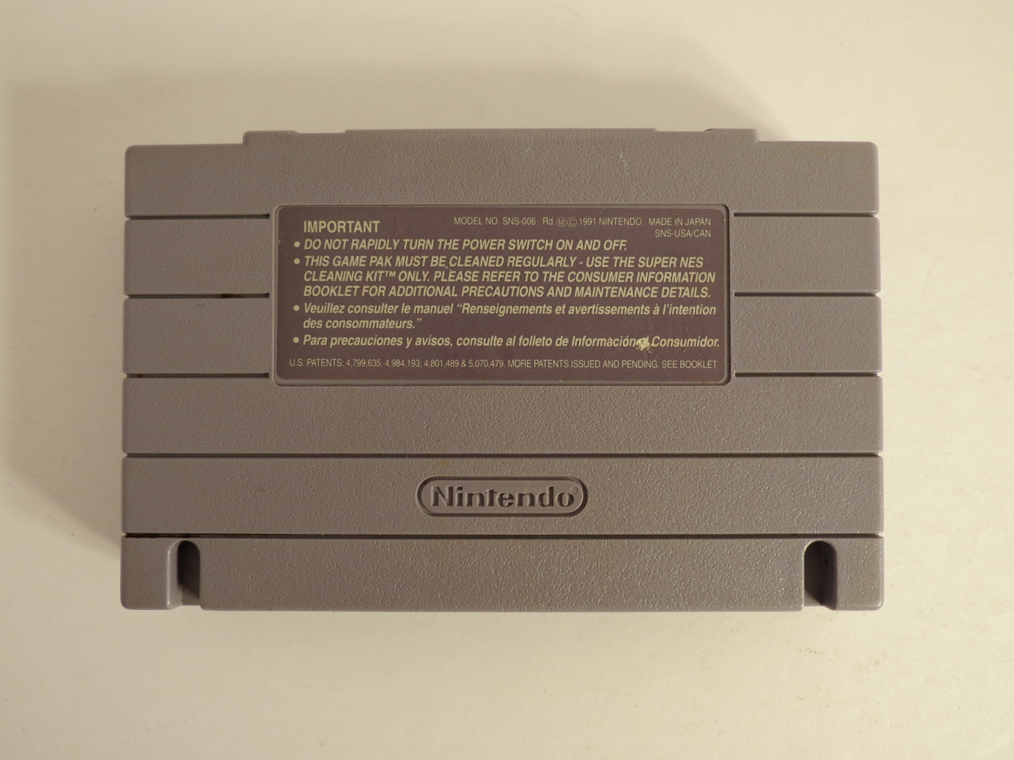 Race Drivin' Super Nintendo SNES Game