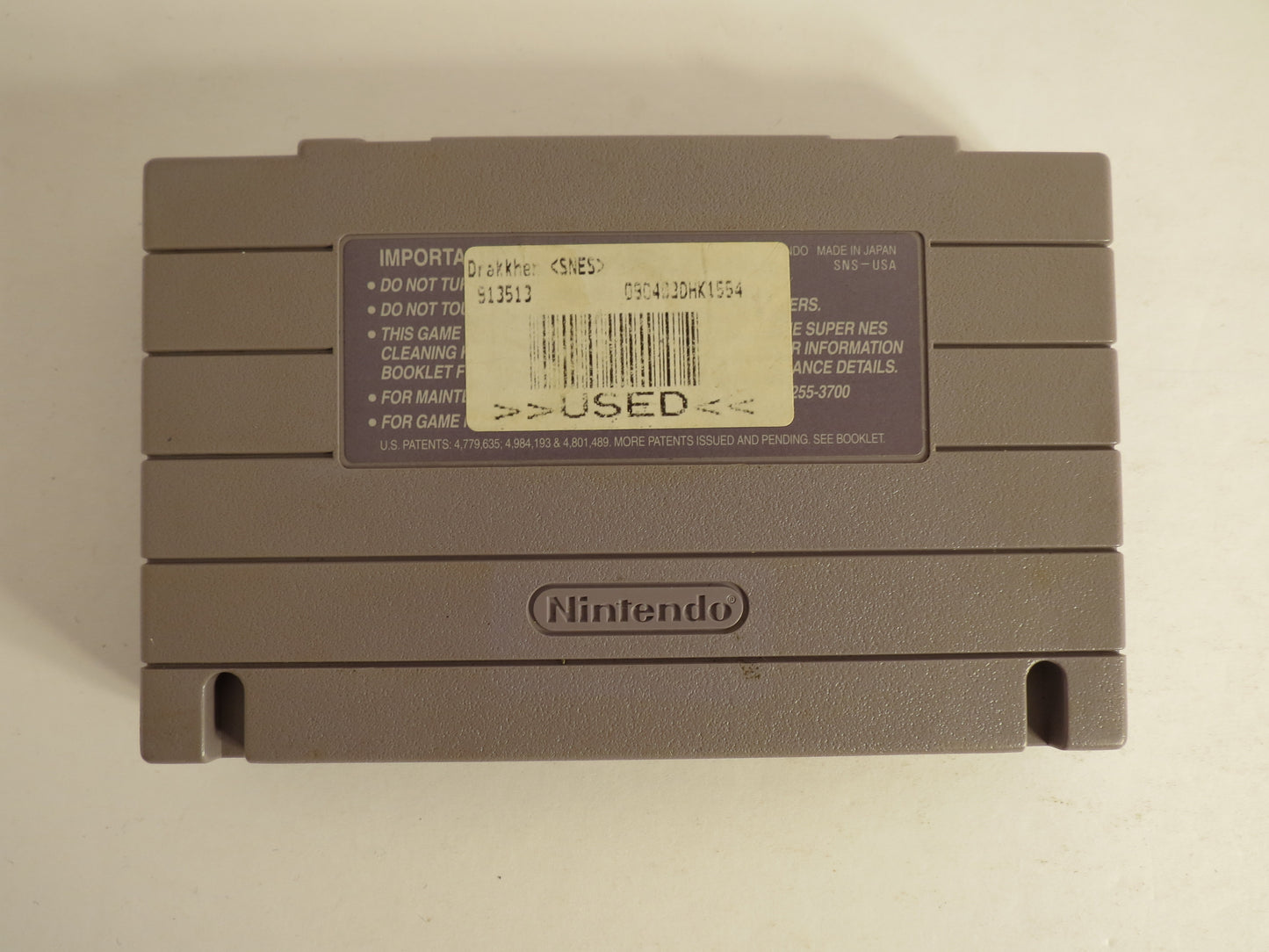 Drakkhen Super Nintendo SNES Game